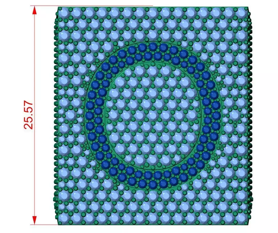 Custom Initial A to Z Letter Diamond Ring - Alphabet Rings 3D print model_5