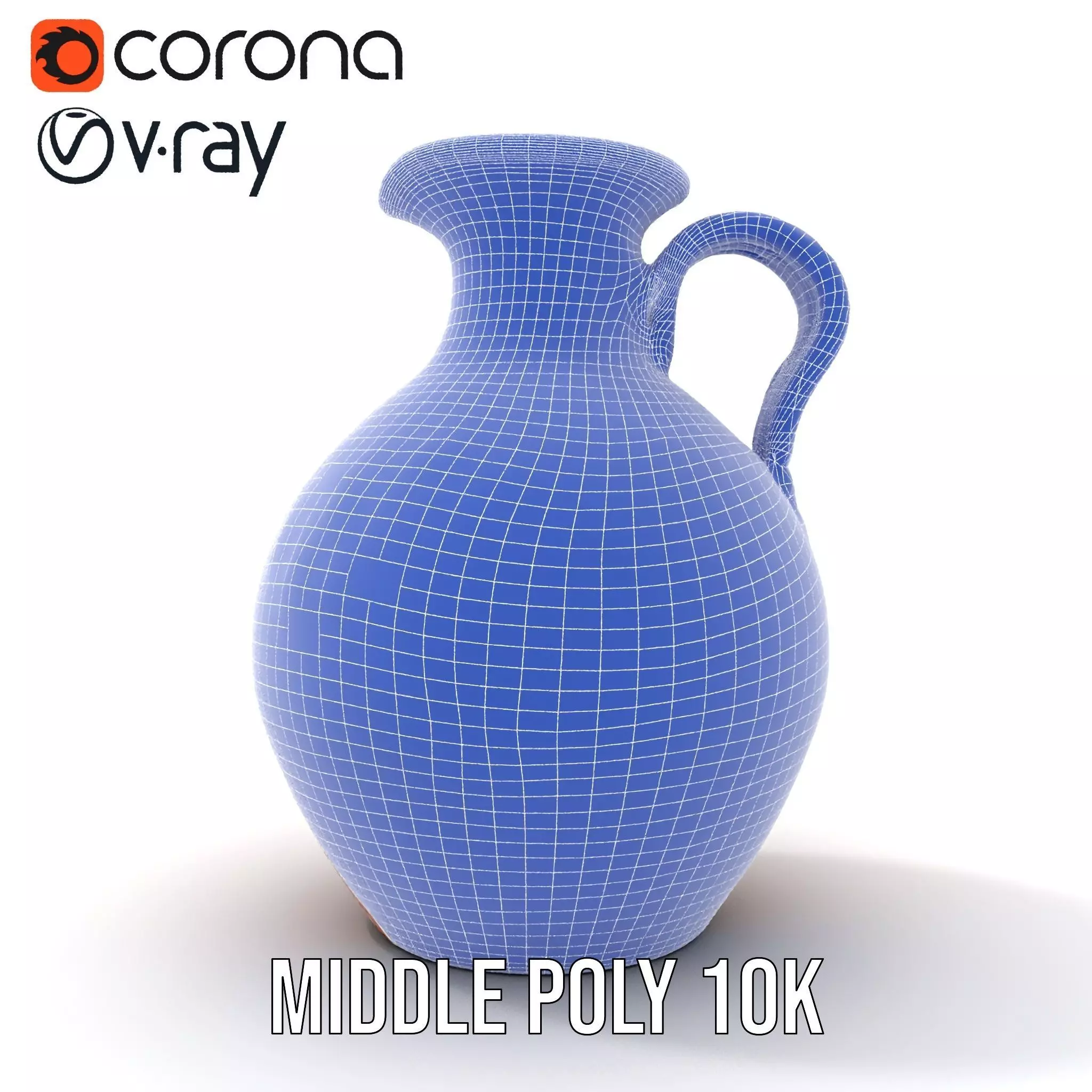 Elegant Ceramic Vase model pack Low-poly 3D model_29