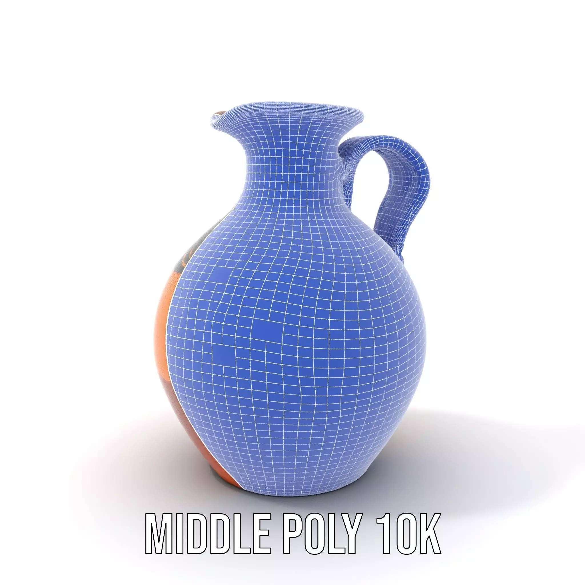 Elegant Ceramic Vase model pack Low-poly 3D model_20