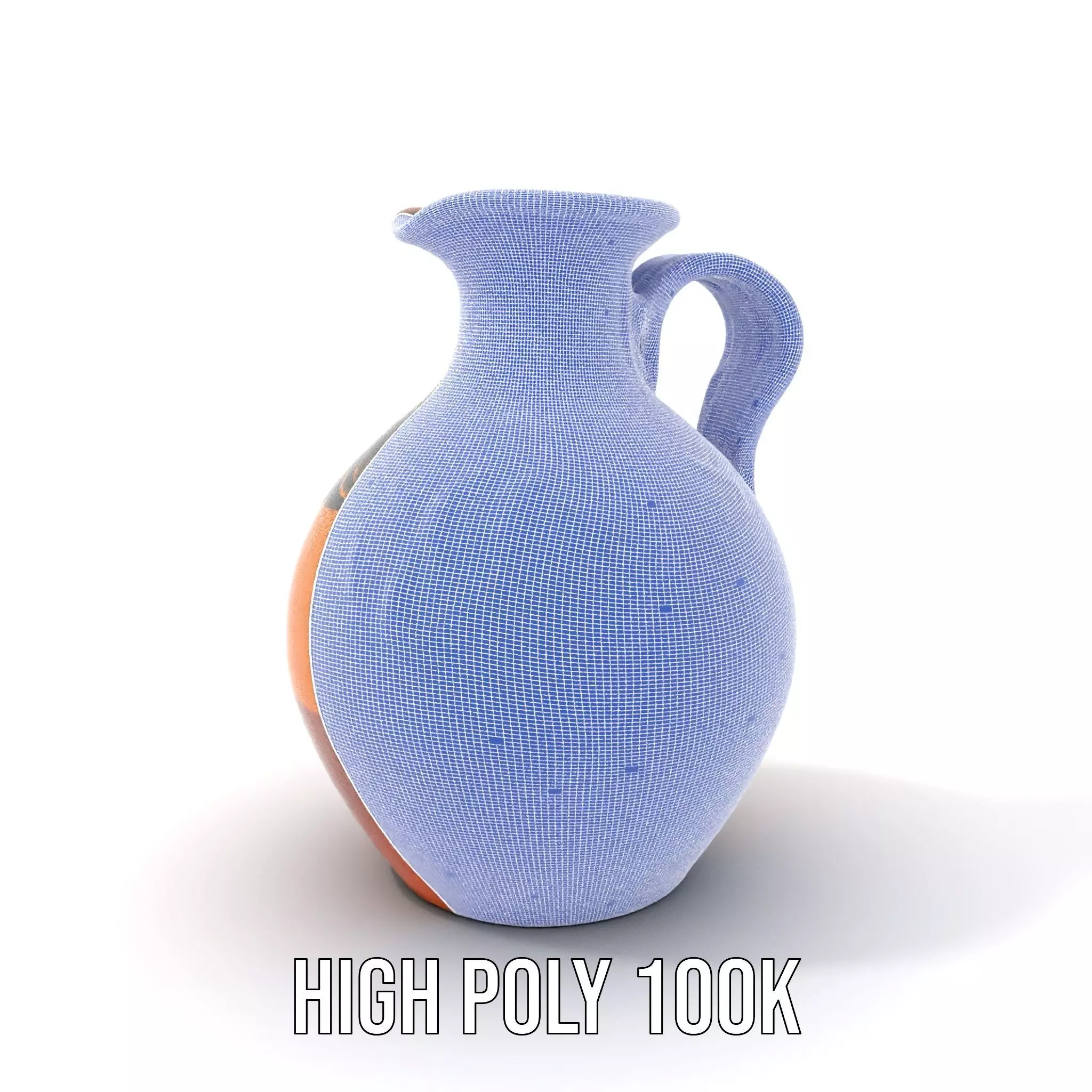 Elegant Ceramic Vase model pack Low-poly 3D model_5