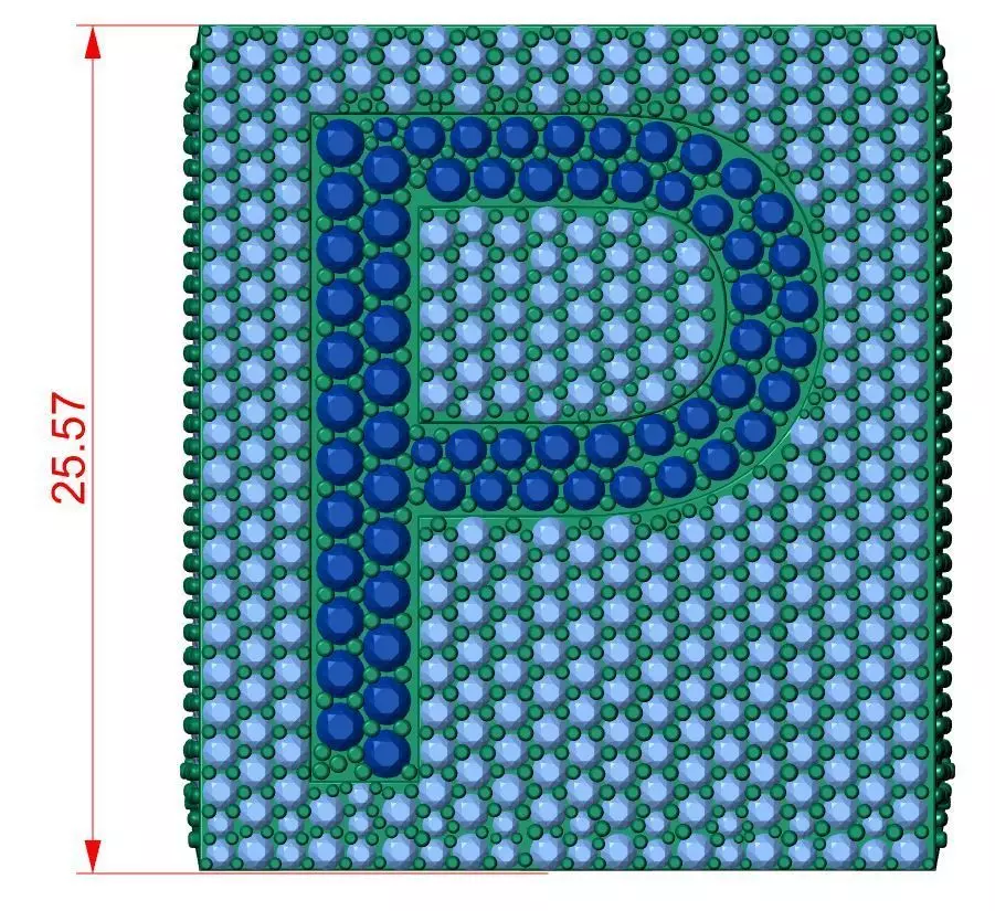 Custom Initial A to Z Letter Diamond Ring - Alphabet Rings 3D print model_5