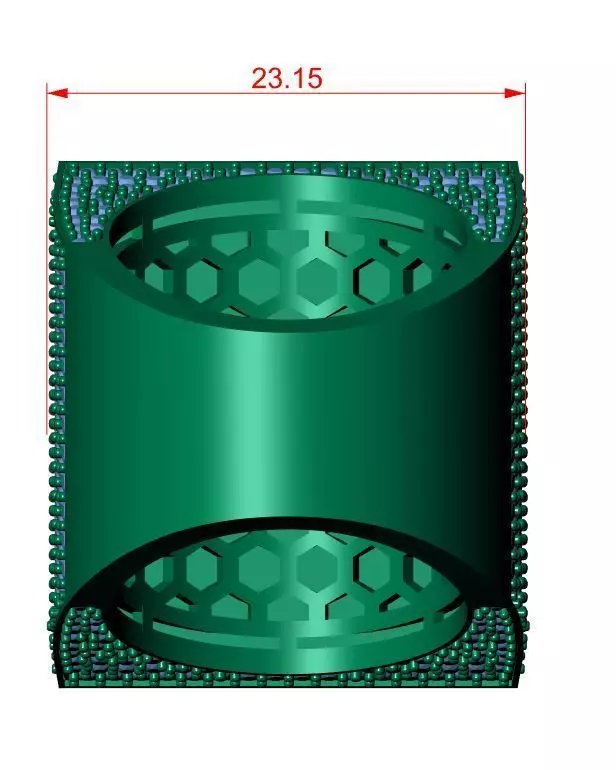 Custom Initial A to Z Letter Diamond Ring - Alphabet Rings 3D print model_9