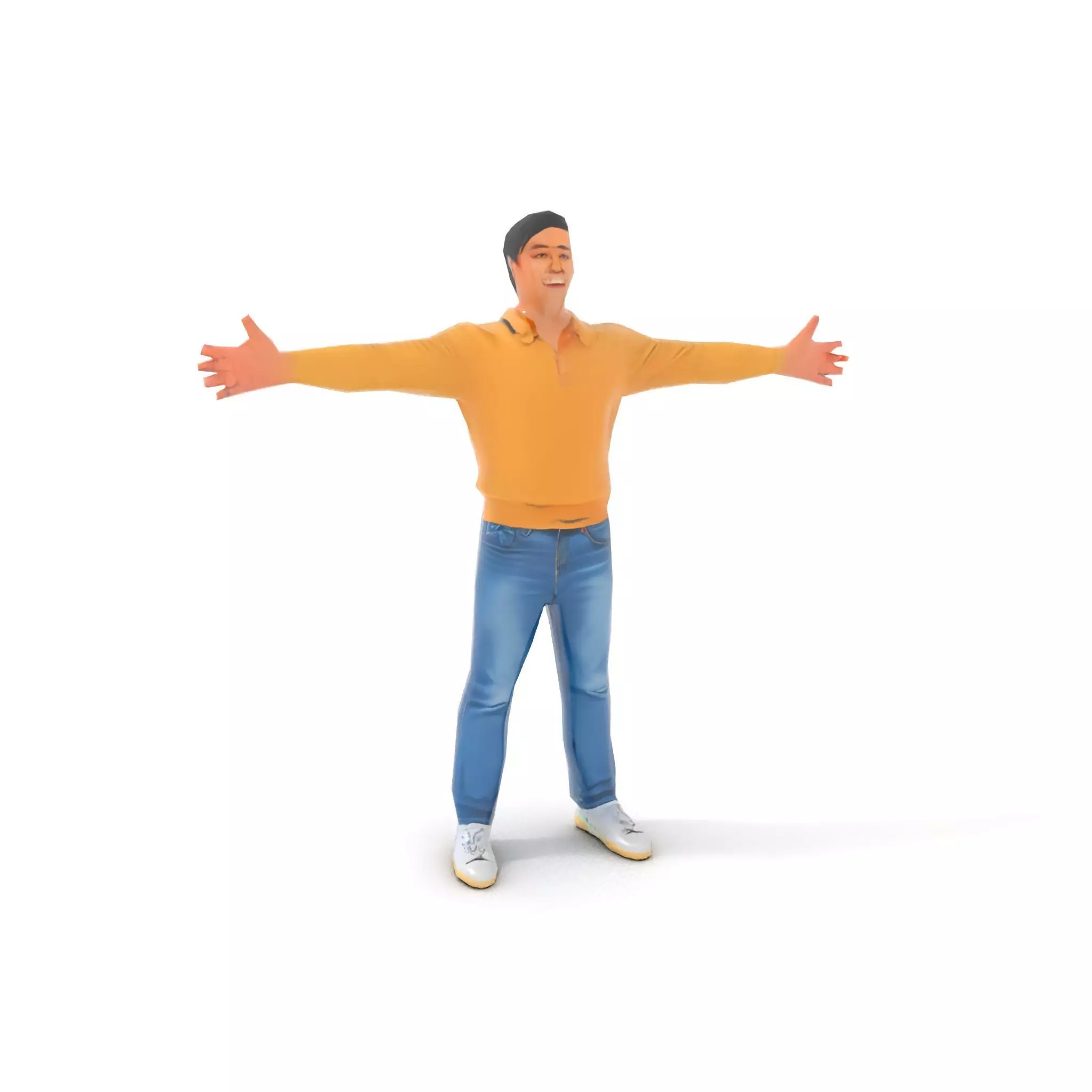 Casual Outfit Man model pack Low-poly 3D model_8