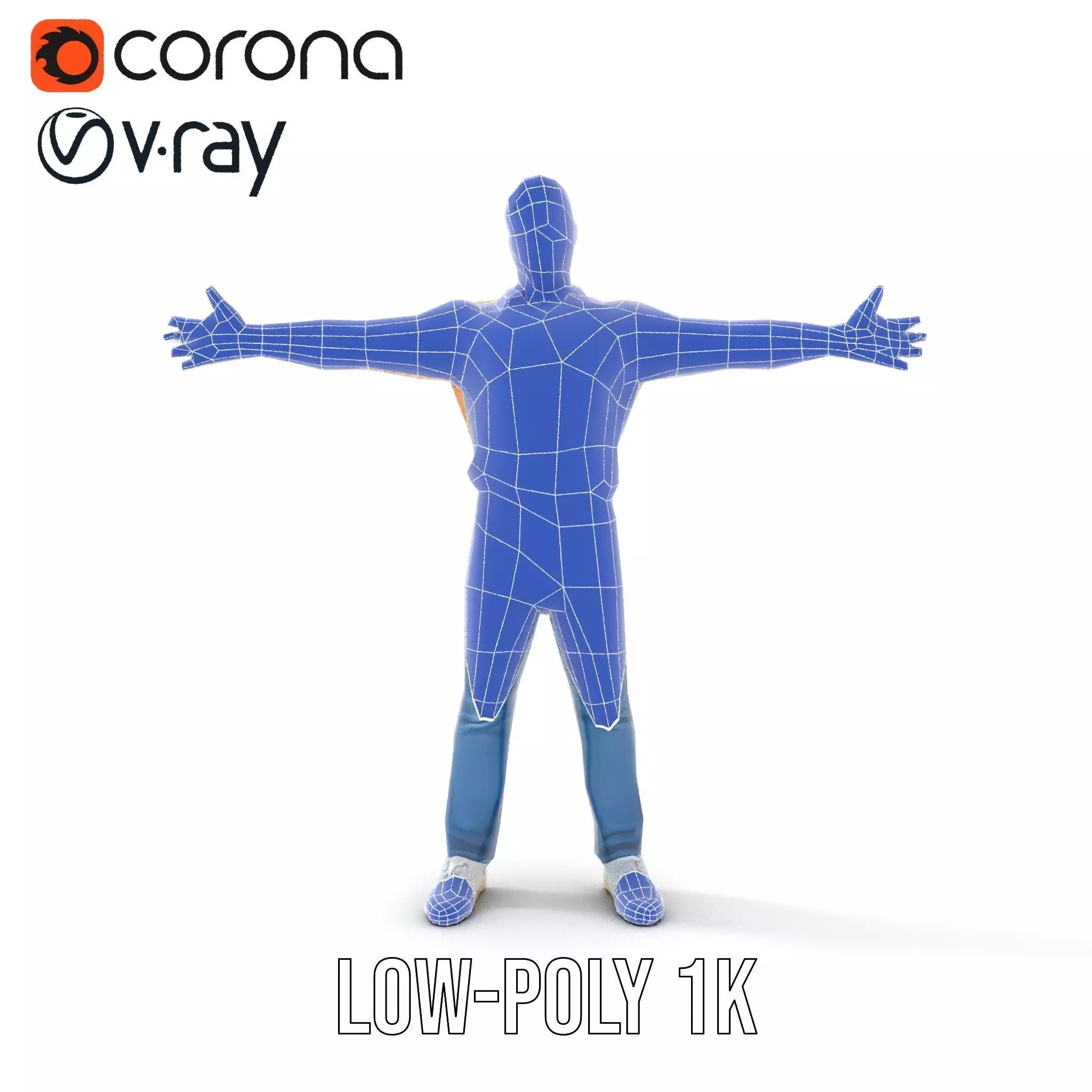 Casual Outfit Man model pack Low-poly 3D model_24