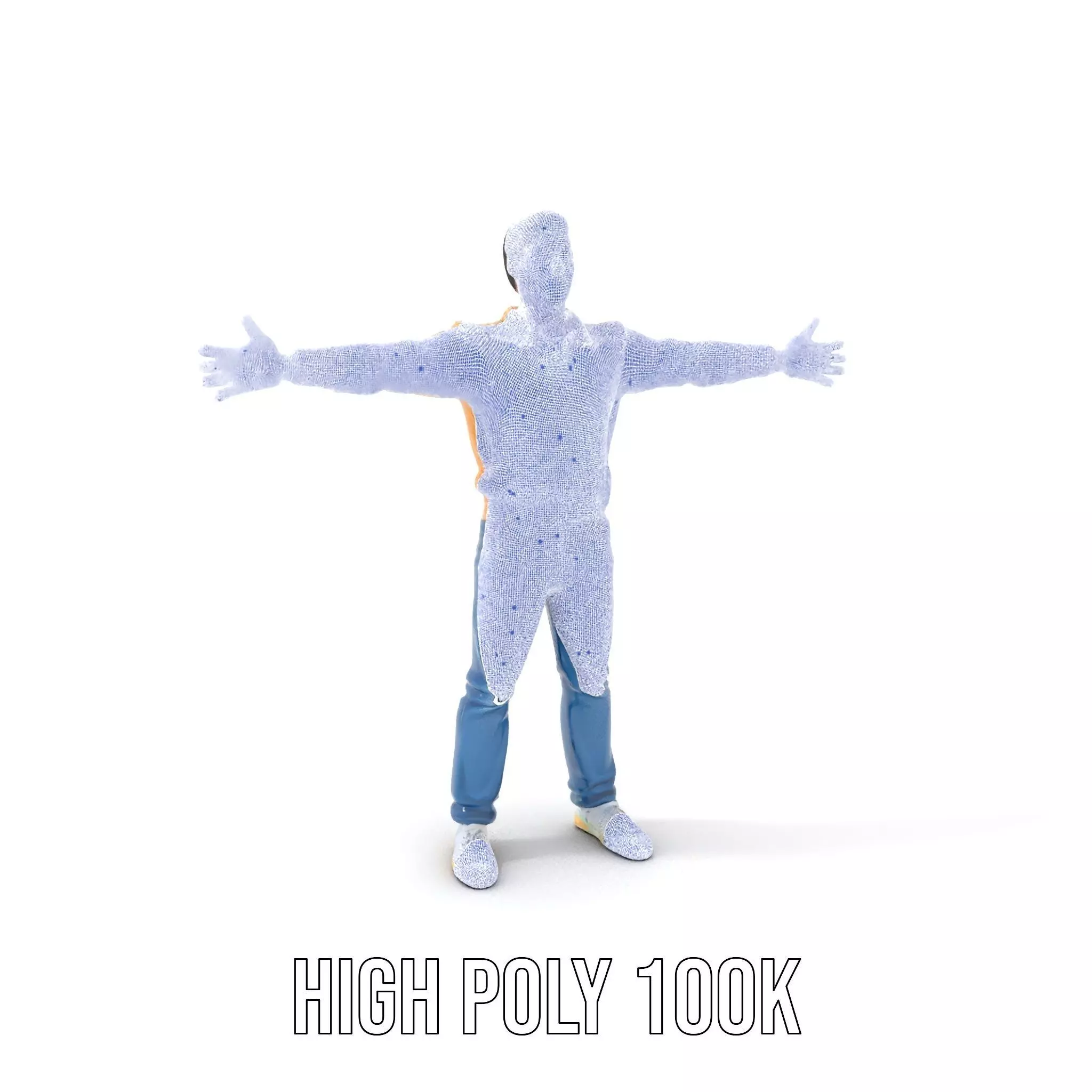 Casual Outfit Man model pack Low-poly 3D model_5