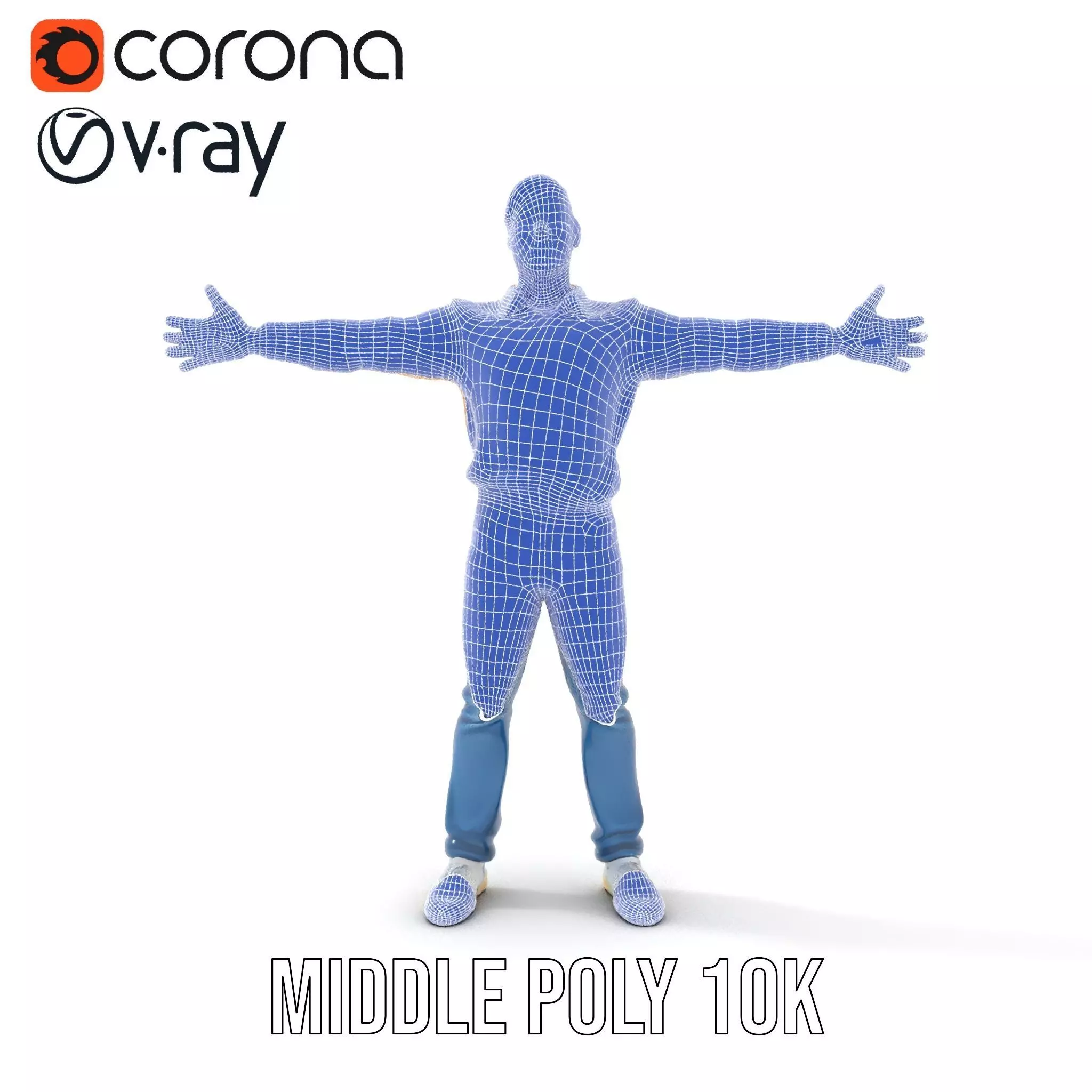 Casual Outfit Man model pack Low-poly 3D model_26