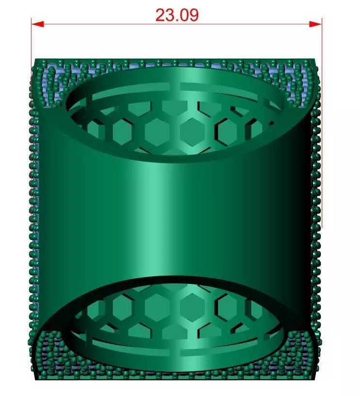 Custom Initial A to Z Letter Diamond Ring - Alphabet Rings 3D print model_8