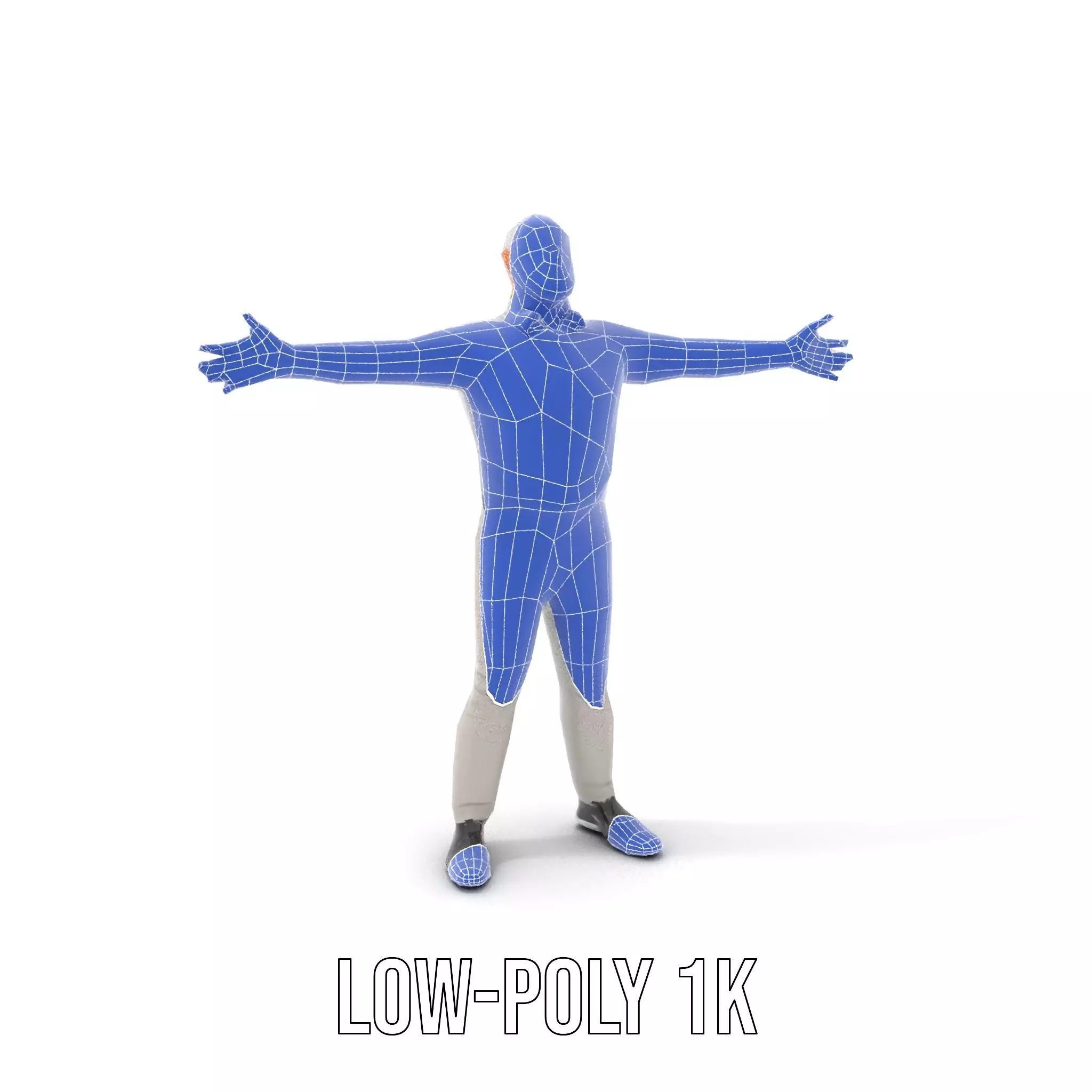 Casual Attire Man model pack Low-poly 3D model_28