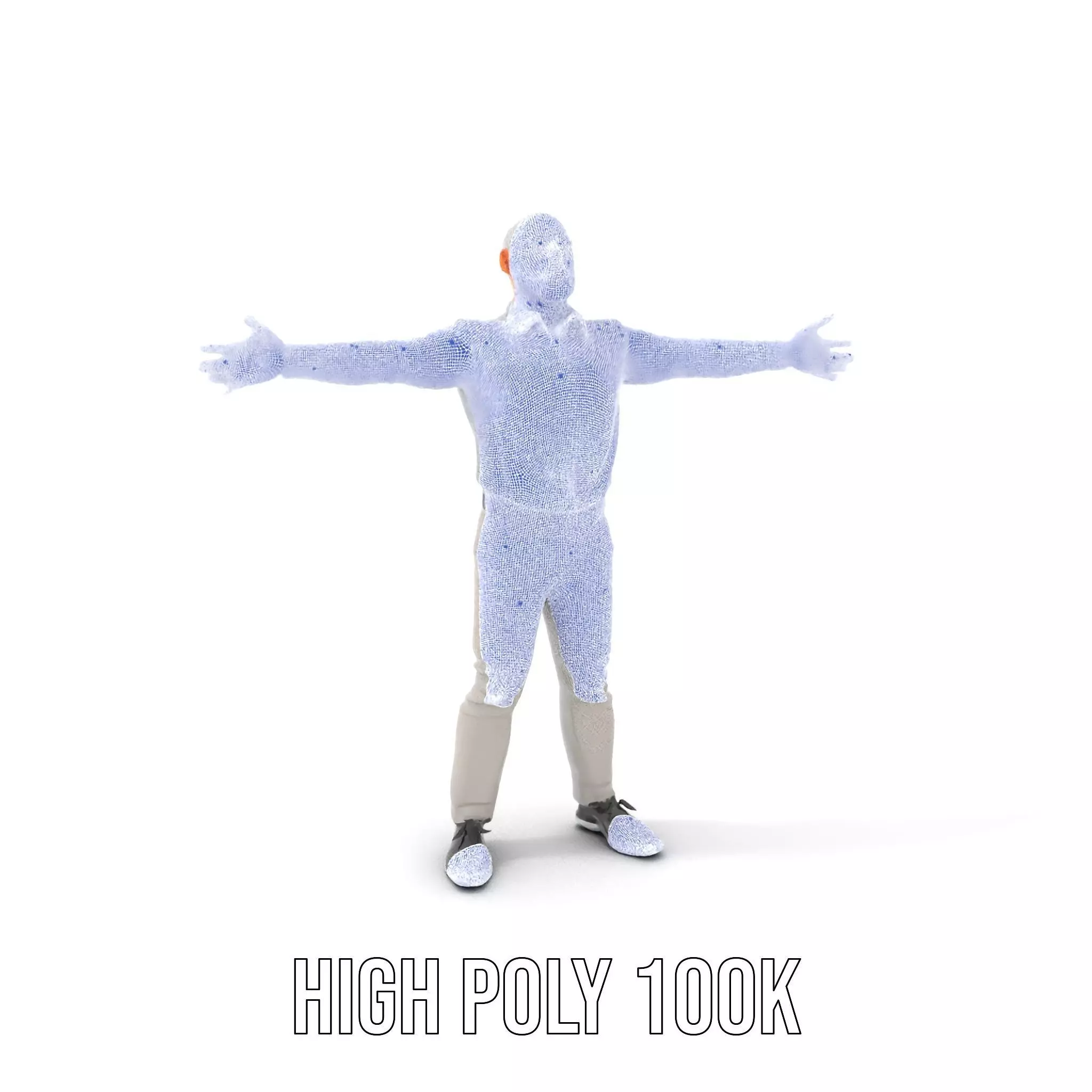 Casual Attire Man model pack Low-poly 3D model_5