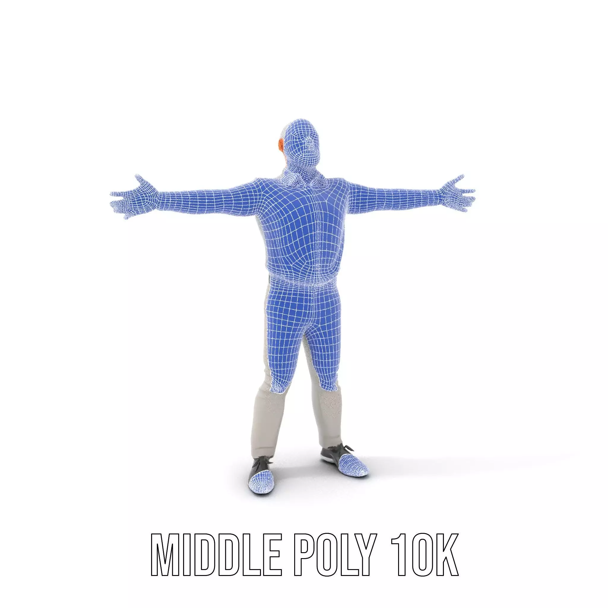 Casual Attire Man model pack Low-poly 3D model_19