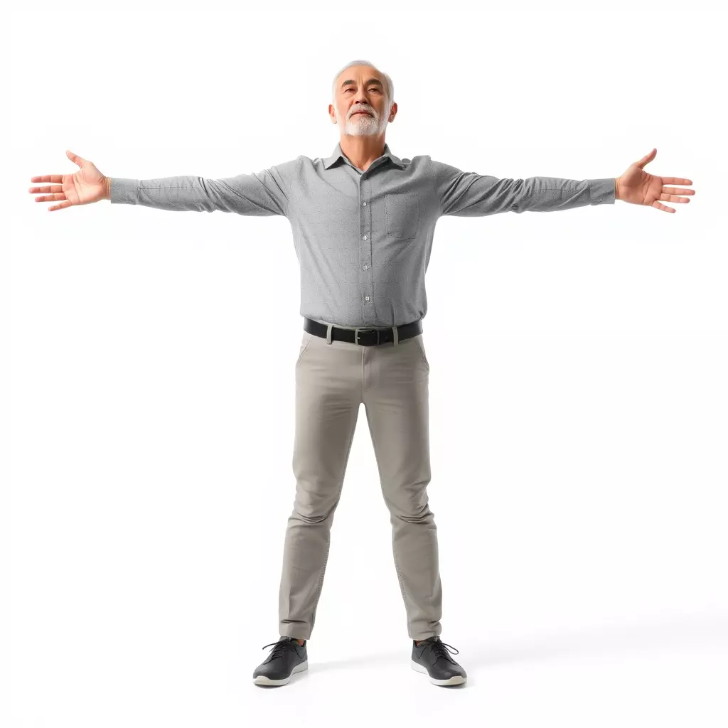 Casual Attire Man model pack Low-poly 3D model_3