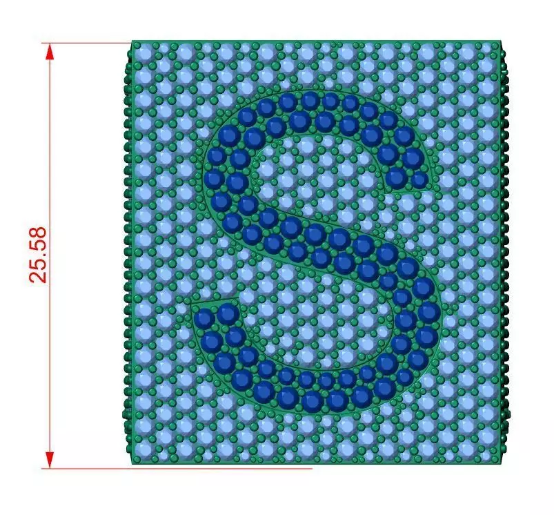 Custom Initial A to Z Letter Diamond Ring - Alphabet Rings 3D print model_2