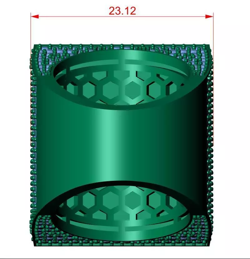 Custom Initial A to Z Letter Diamond Ring - Alphabet Rings 3D print model_9