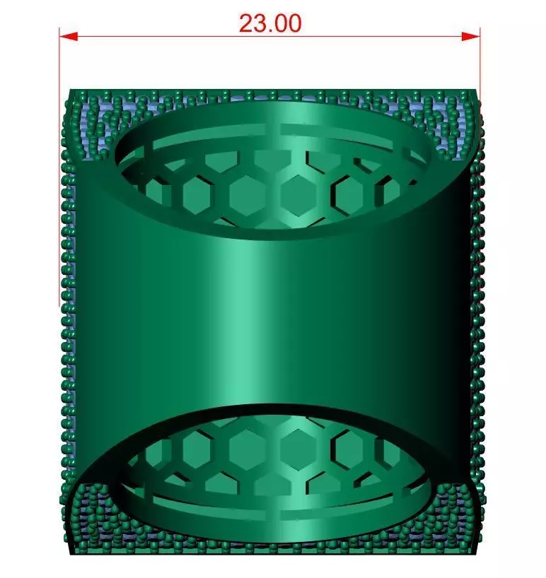 Custom Initial A to Z Letter Diamond Ring - Alphabet Rings 3D print model_10