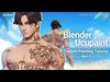 Stylized Kpop Boy Character male base body Low-poly 3D model_1