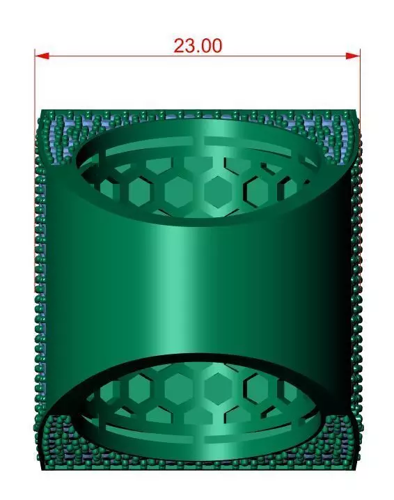 Custom Initial A to Z Letter Diamond Ring - Alphabet Rings 3D print model_10