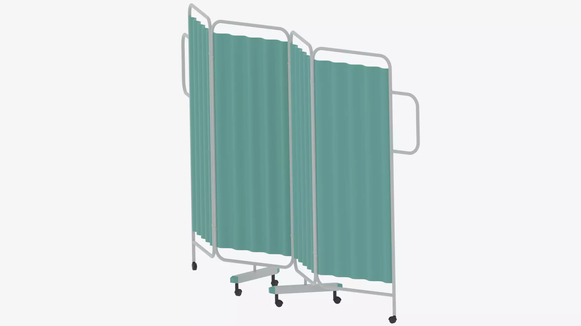 Cartoon Hospital Folding Screen 3D model_8