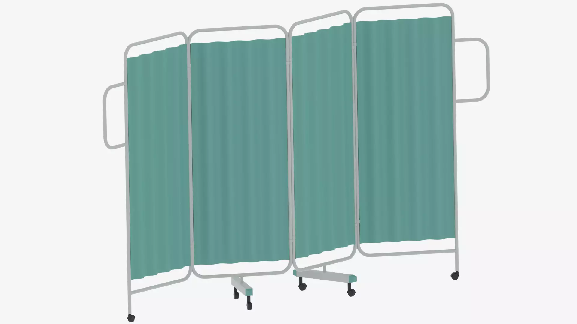 Cartoon Hospital Folding Screen 3D model_11