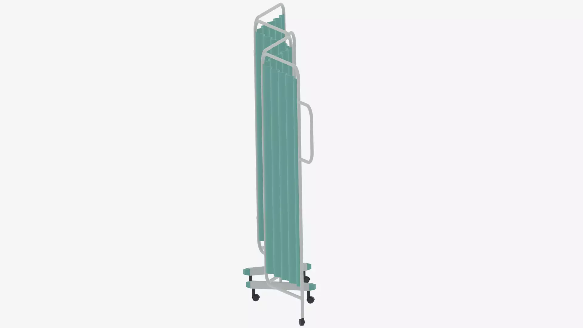 Cartoon Hospital Folding Screen 3D model_9