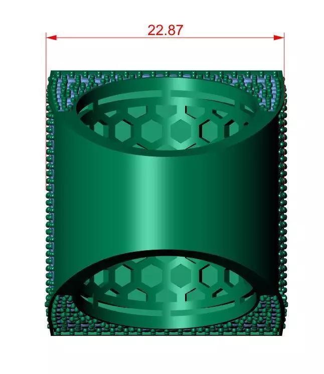 Custom Initial A to Z Letter Diamond Ring - Alphabet Rings 3D print model_6