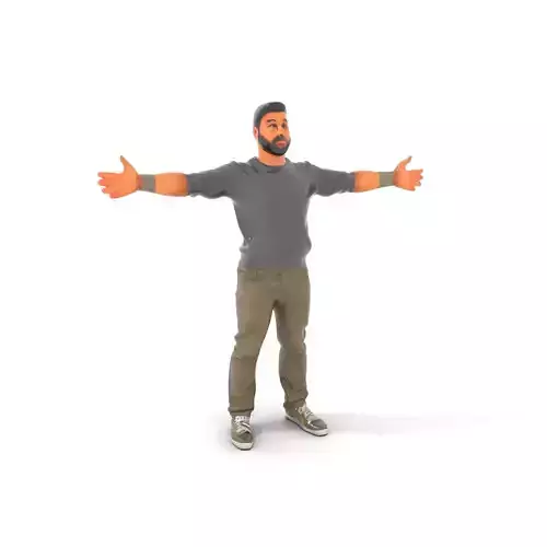 Casual Outfit Man model pack