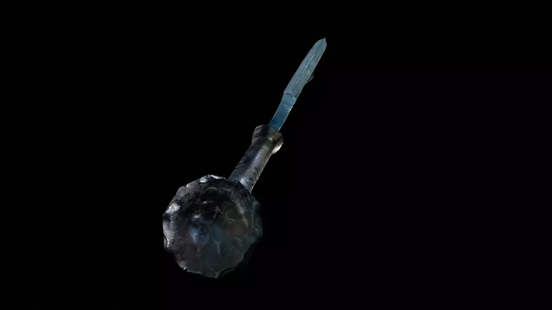 ELF Sword PBR FBX  Low-poly 3D model_9