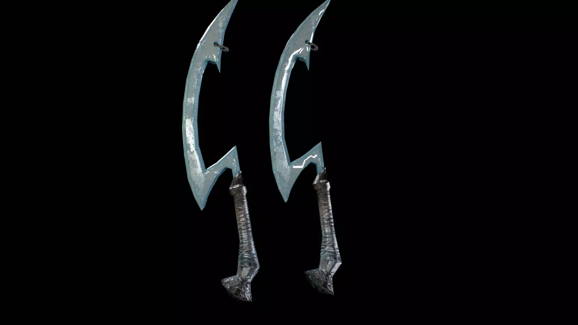 ELF Sword PBR FBX  Low-poly 3D model_7