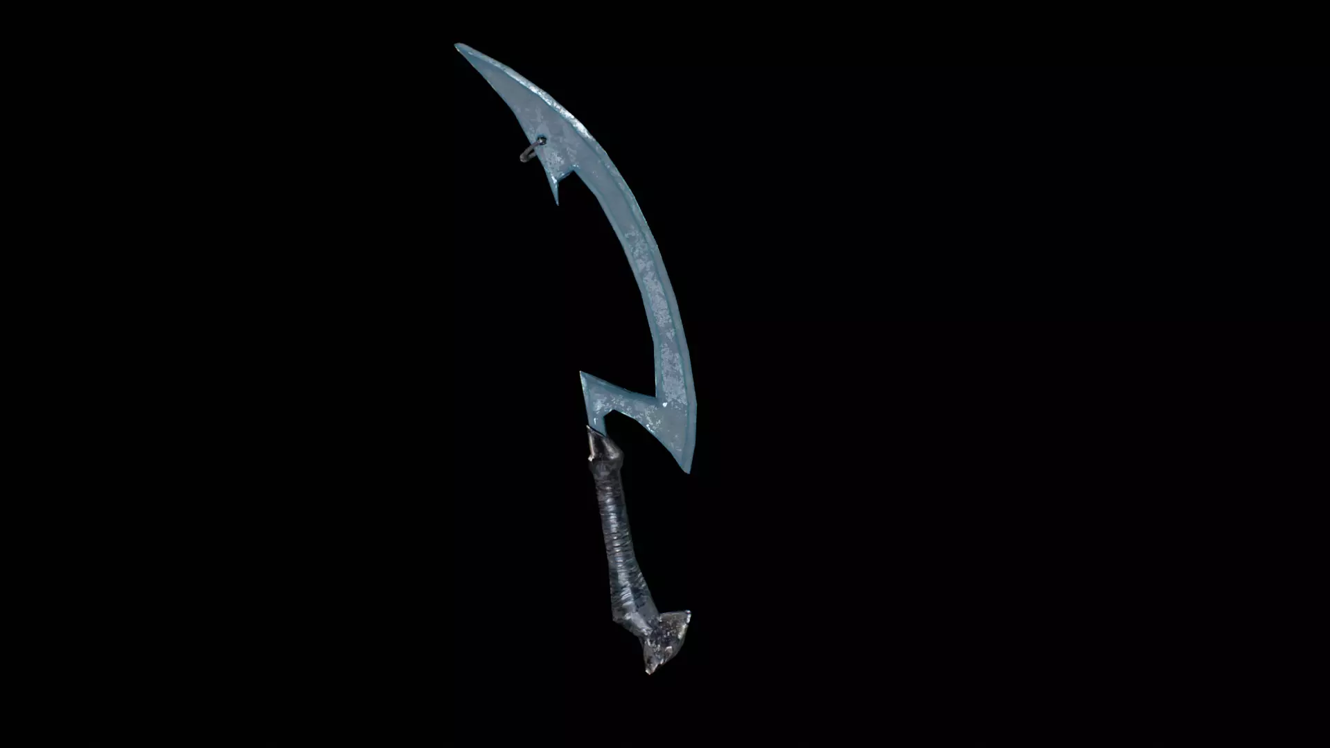 ELF Sword PBR FBX  Low-poly 3D model_1