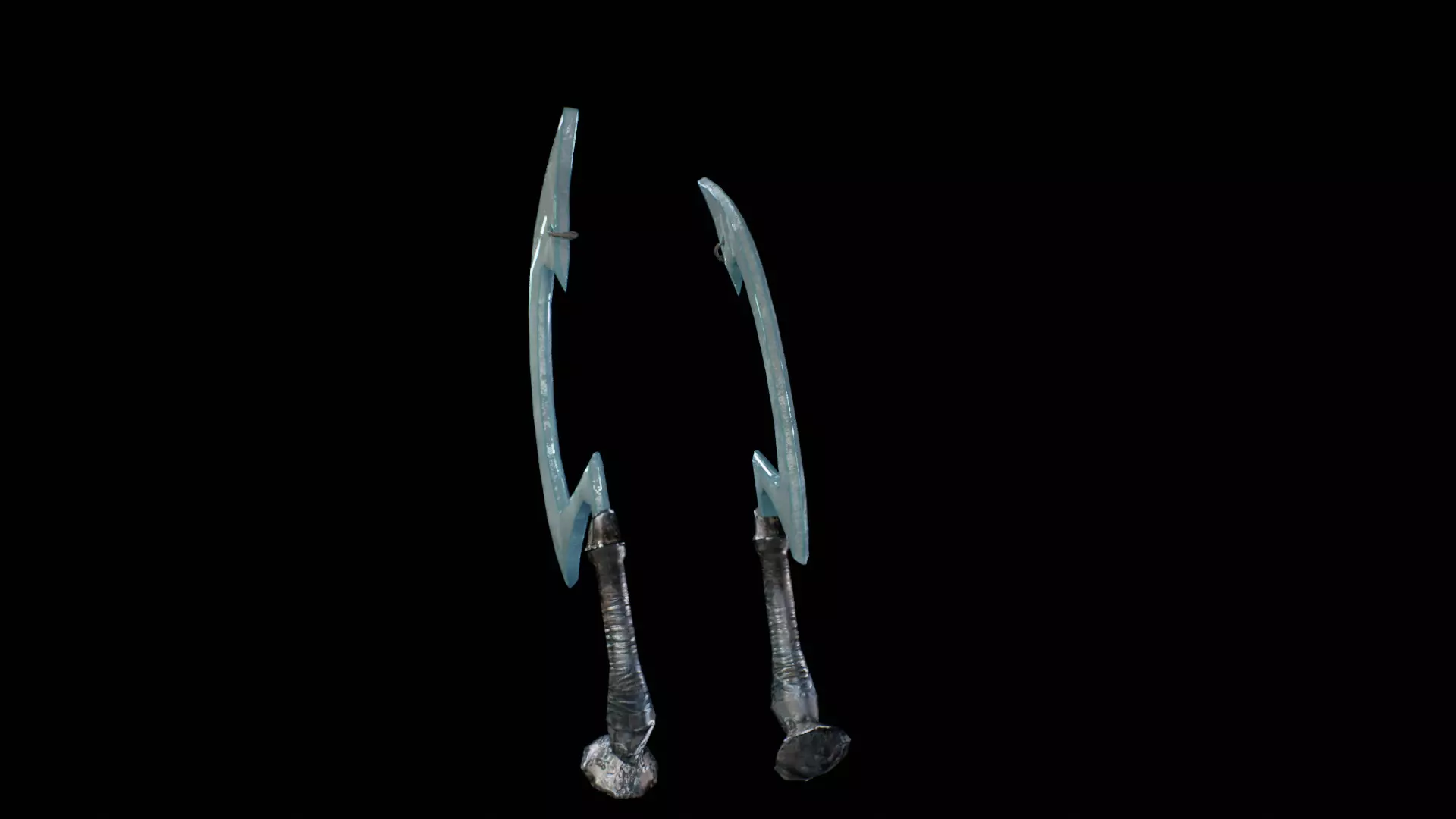 ELF Sword PBR FBX  Low-poly 3D model_6