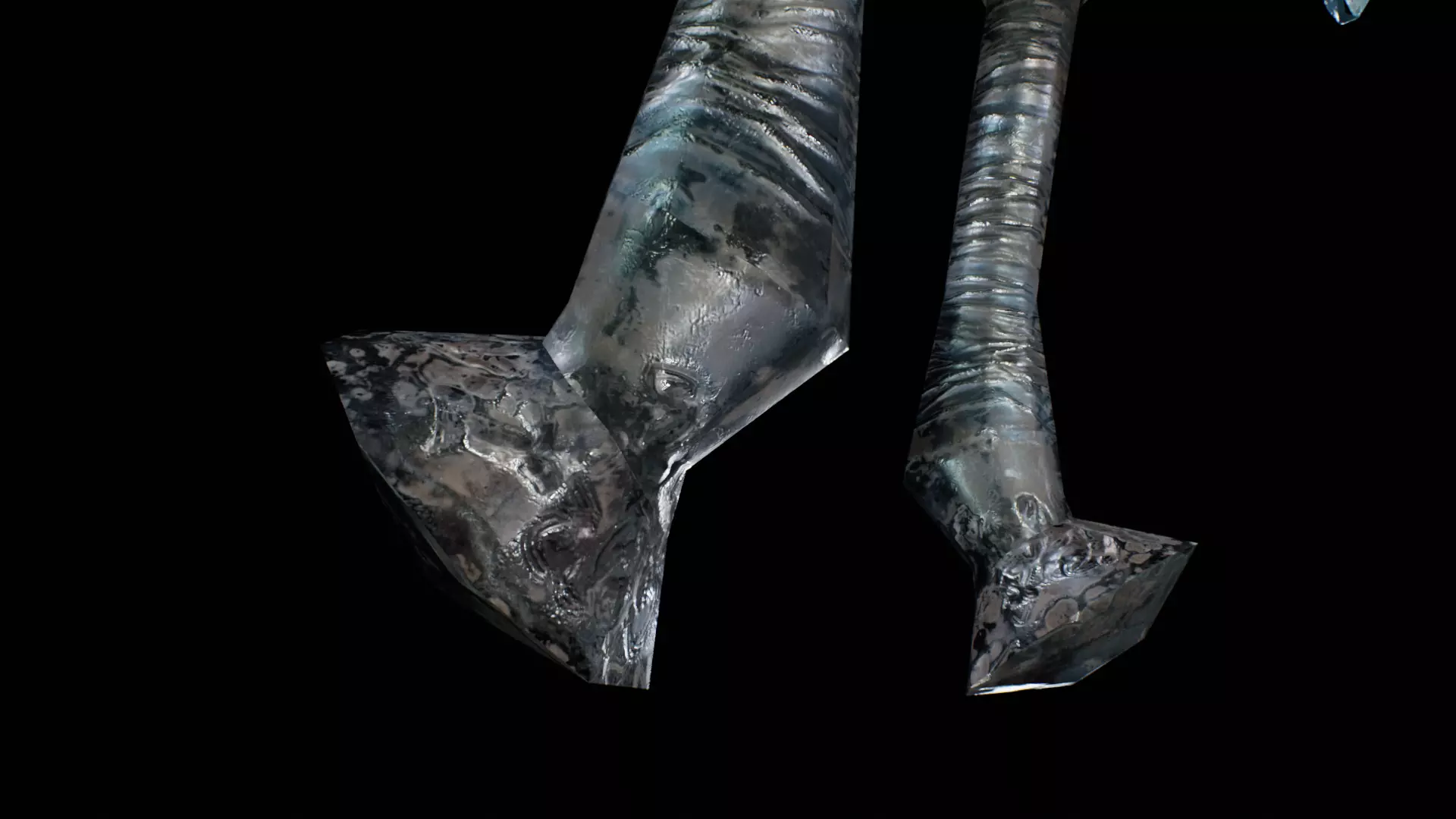 ELF Sword PBR FBX  Low-poly 3D model_8