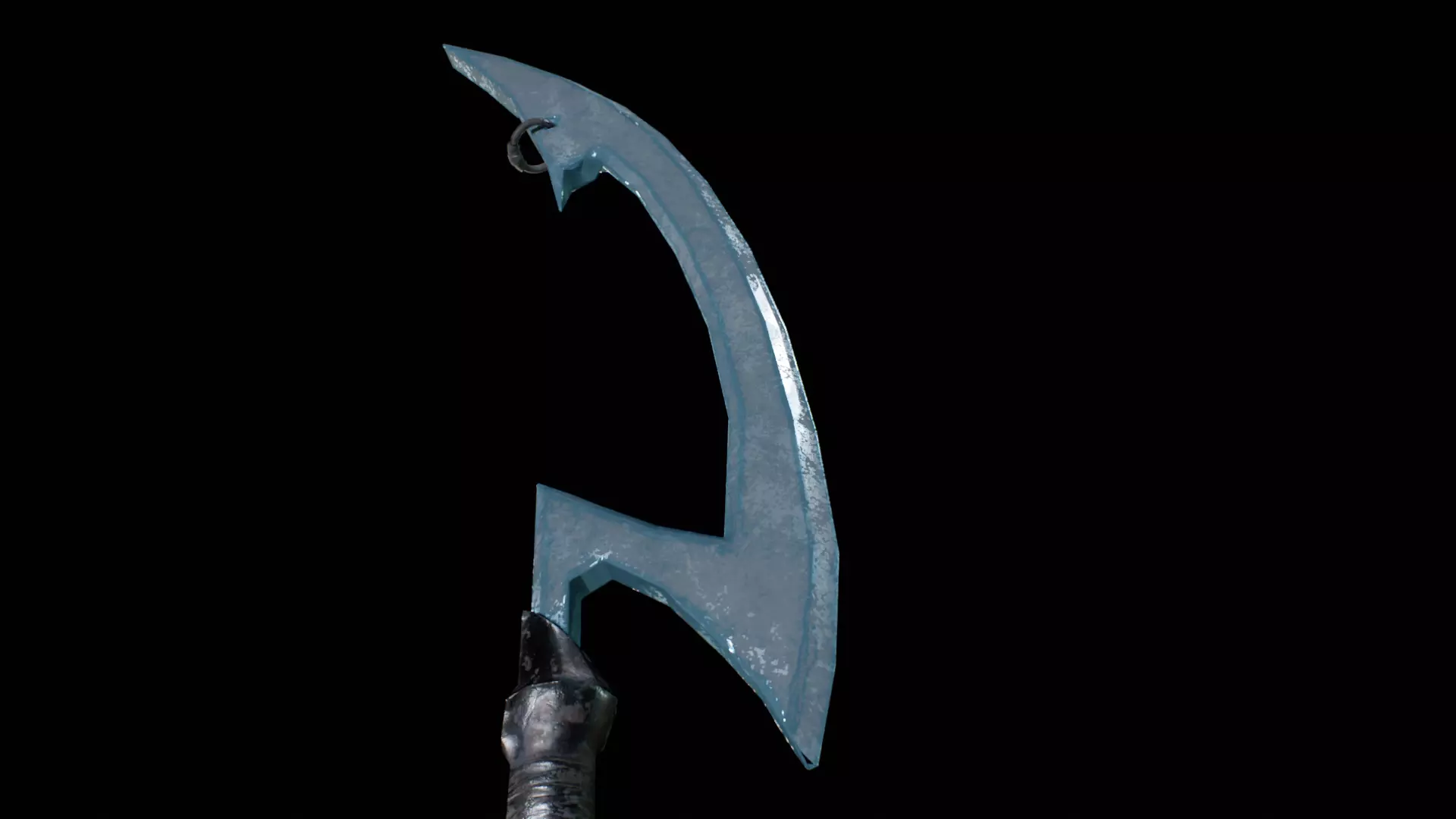 ELF Sword PBR FBX  Low-poly 3D model_3