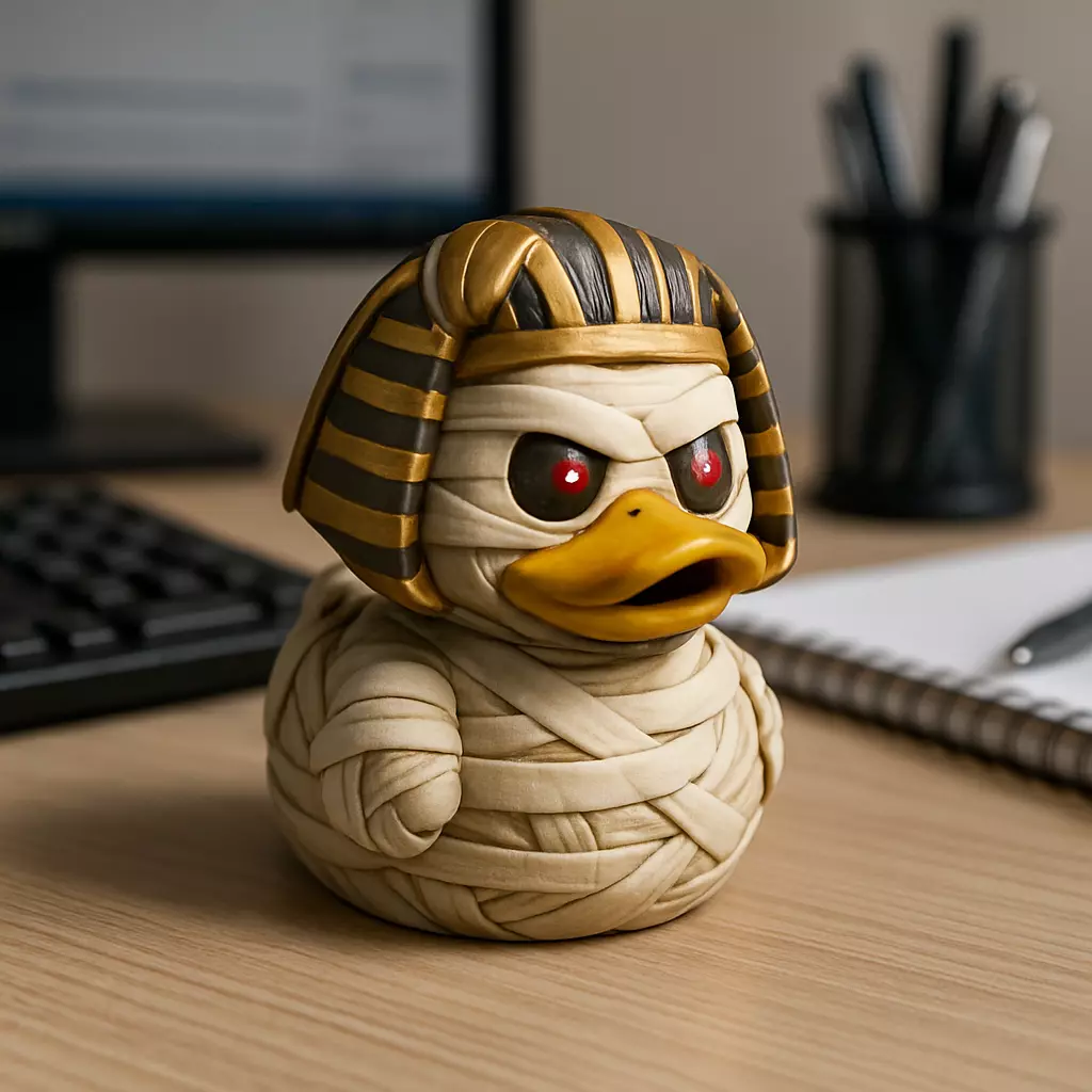 Rubber Duck - Egyptian mummy model - 3D print 3D print model