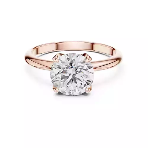 Solitaire Round Cut Diamond Engagement Ring 3DM STL Video