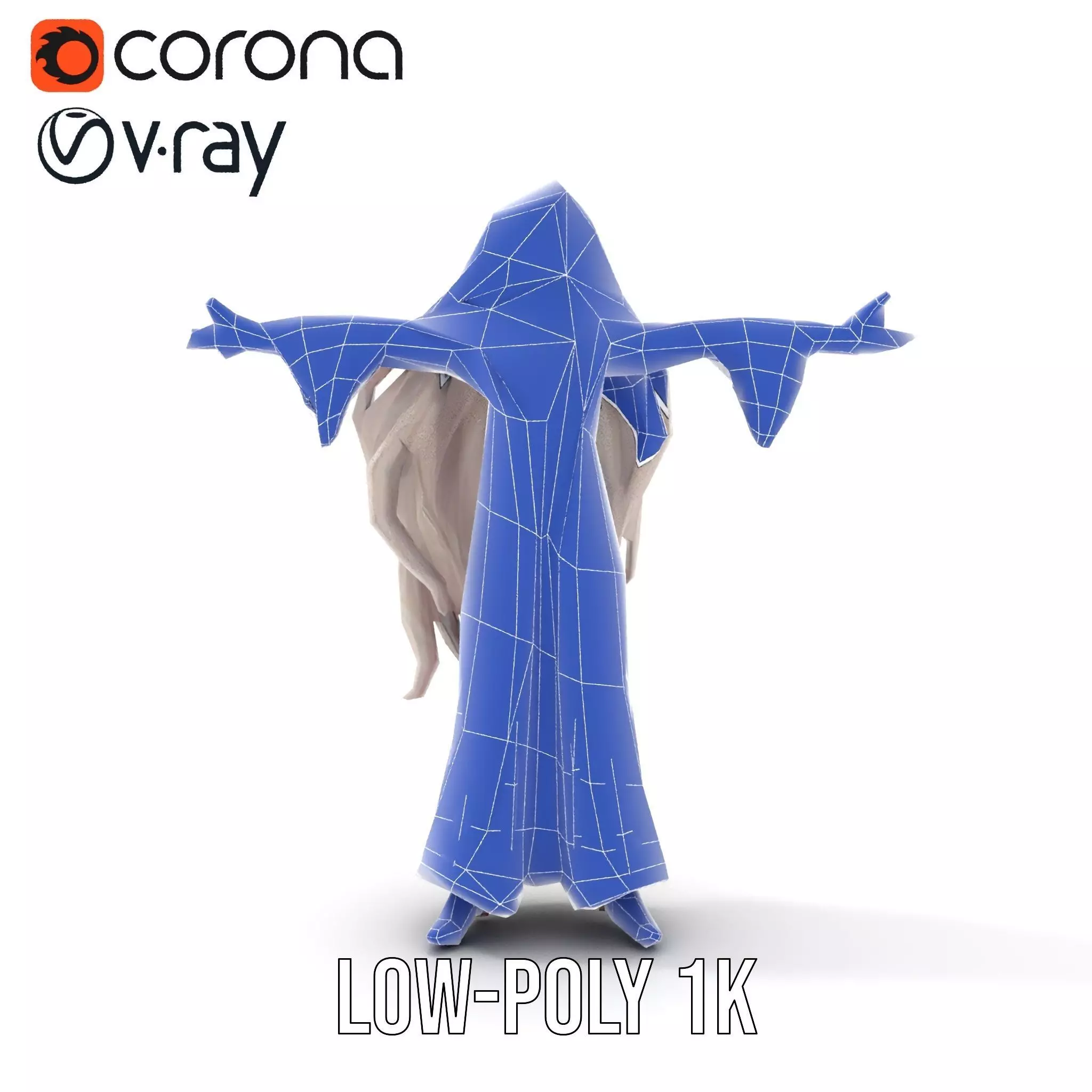 Elegant Princess Gown model pack Low-poly 3D model_31