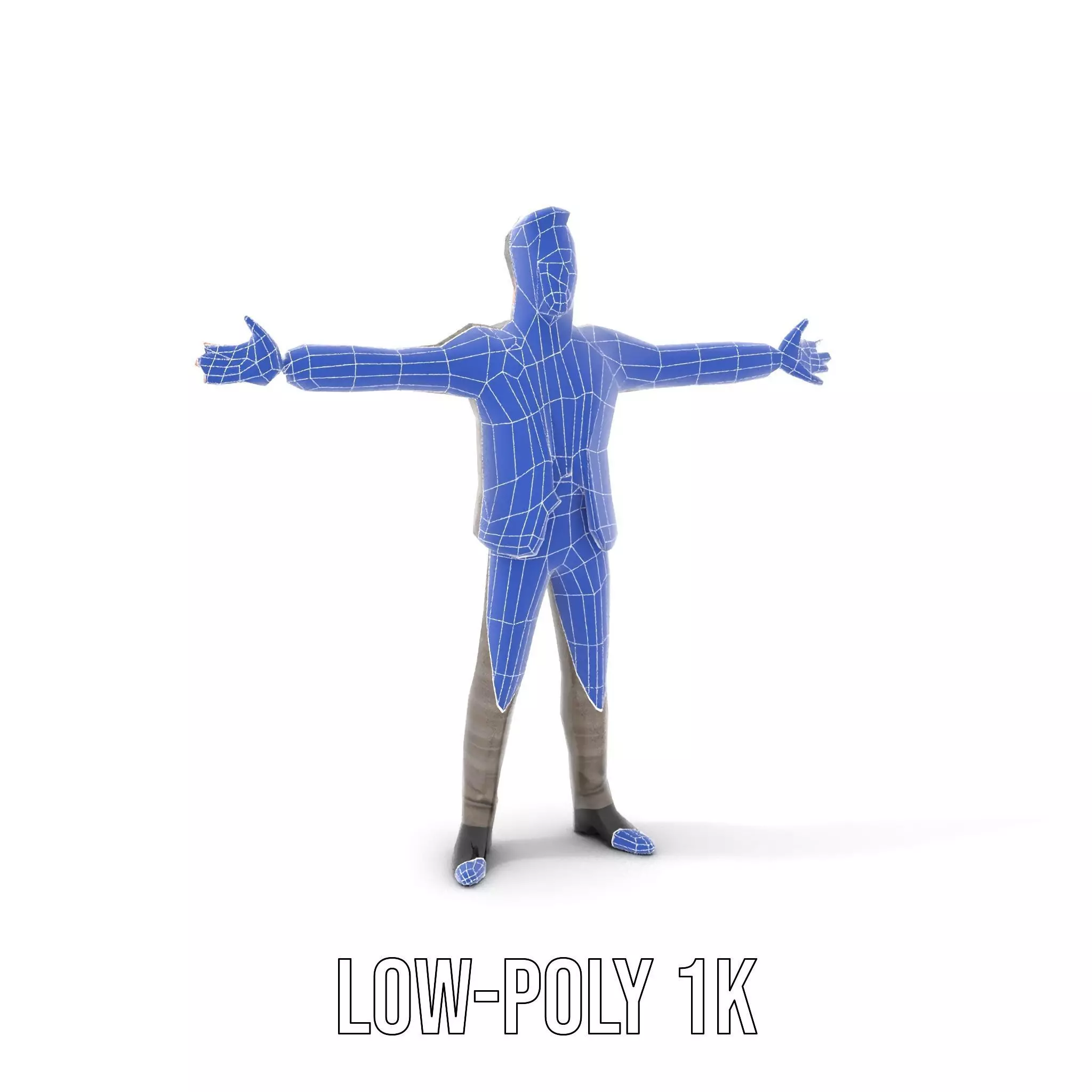 Stylish Businessman Suit model pack Low-poly 3D model_26