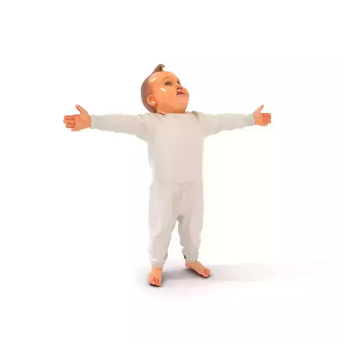 Cozy Baby Jumpsuit model pack Low-poly 3D model