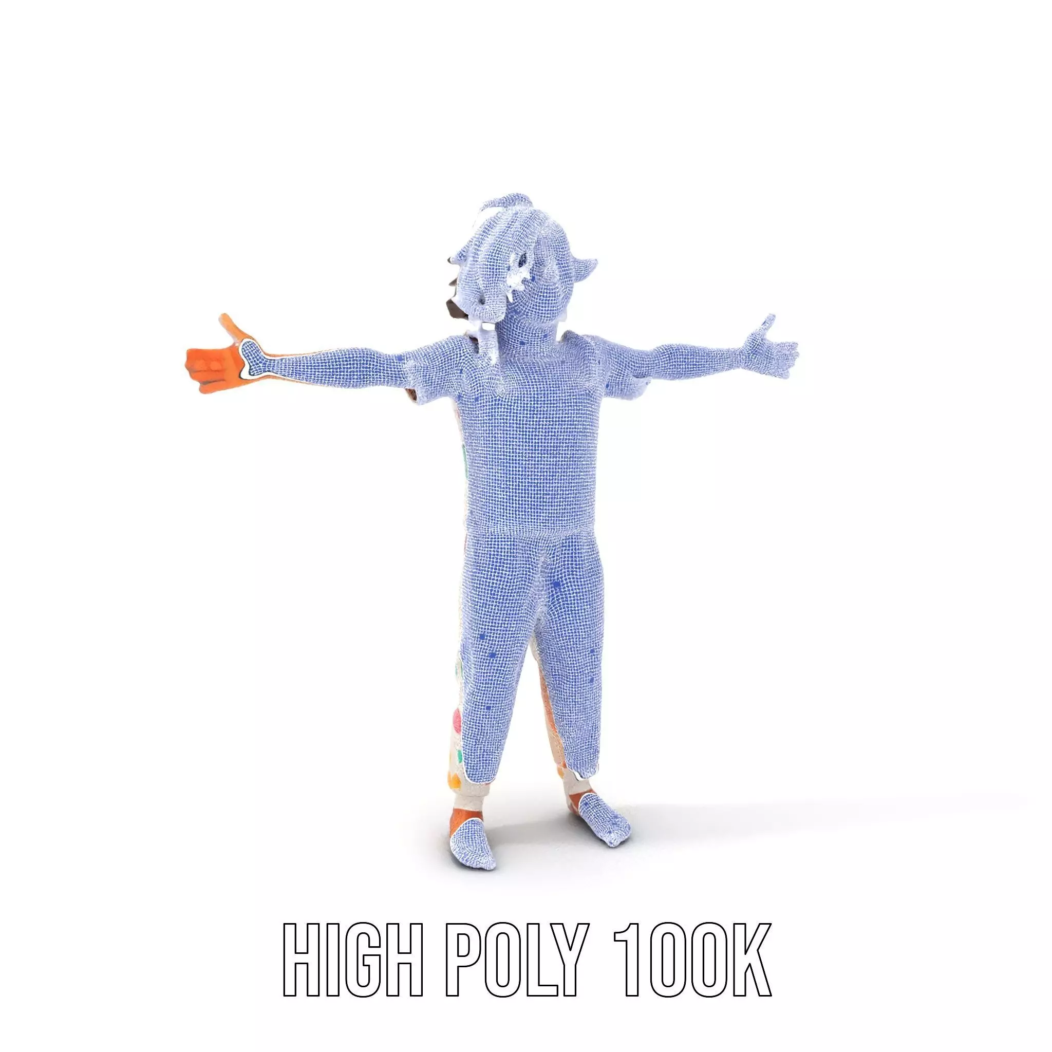 Colorful Pajamas model pack Low-poly 3D model_5