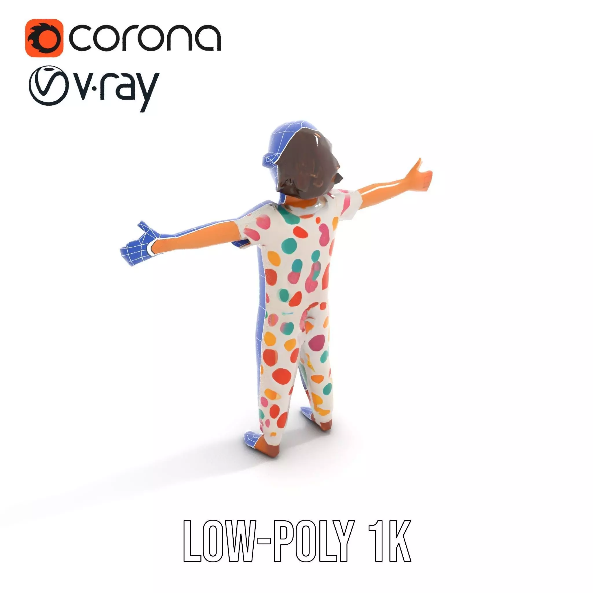 Colorful Pajamas model pack Low-poly 3D model_25