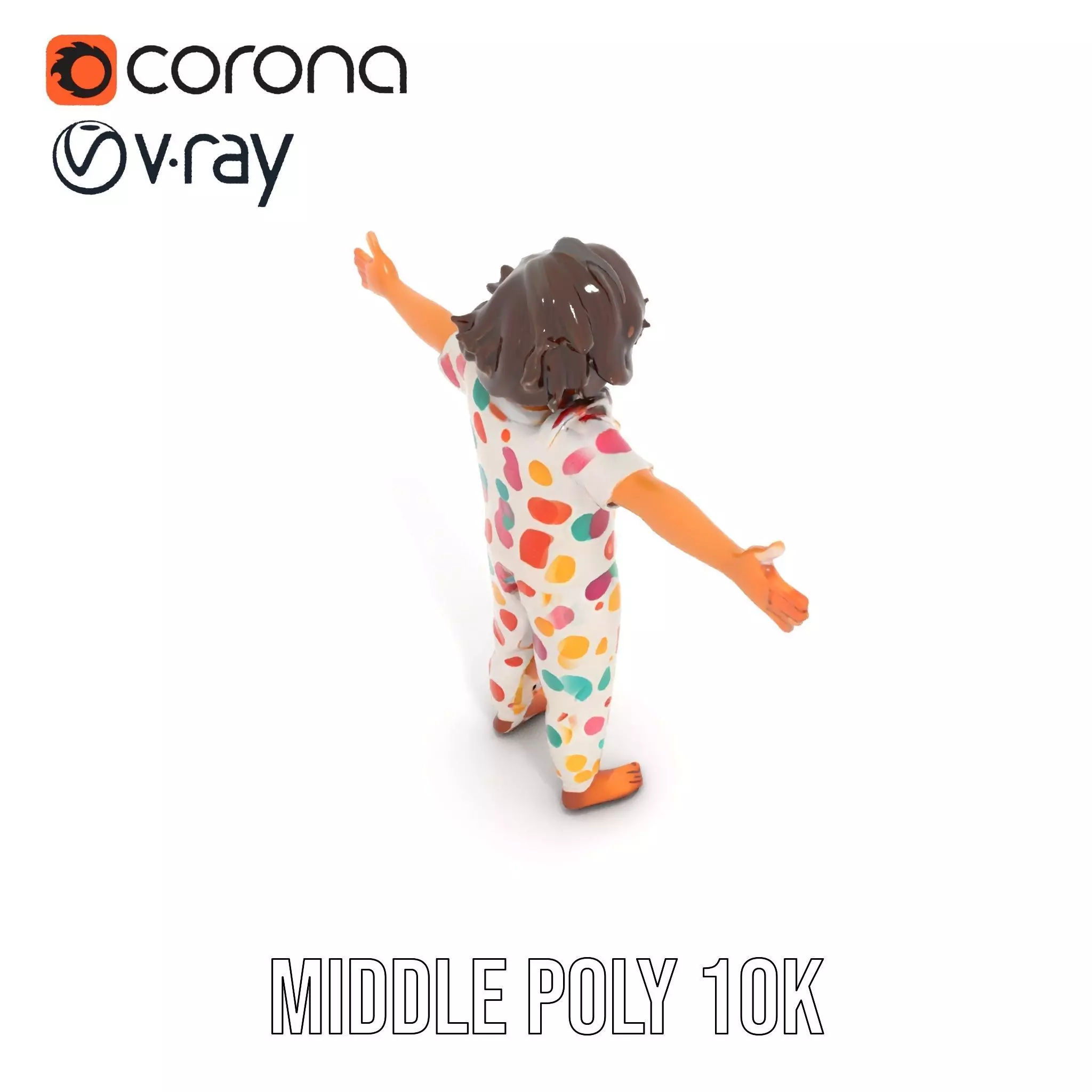 Colorful Pajamas model pack Low-poly 3D model_16