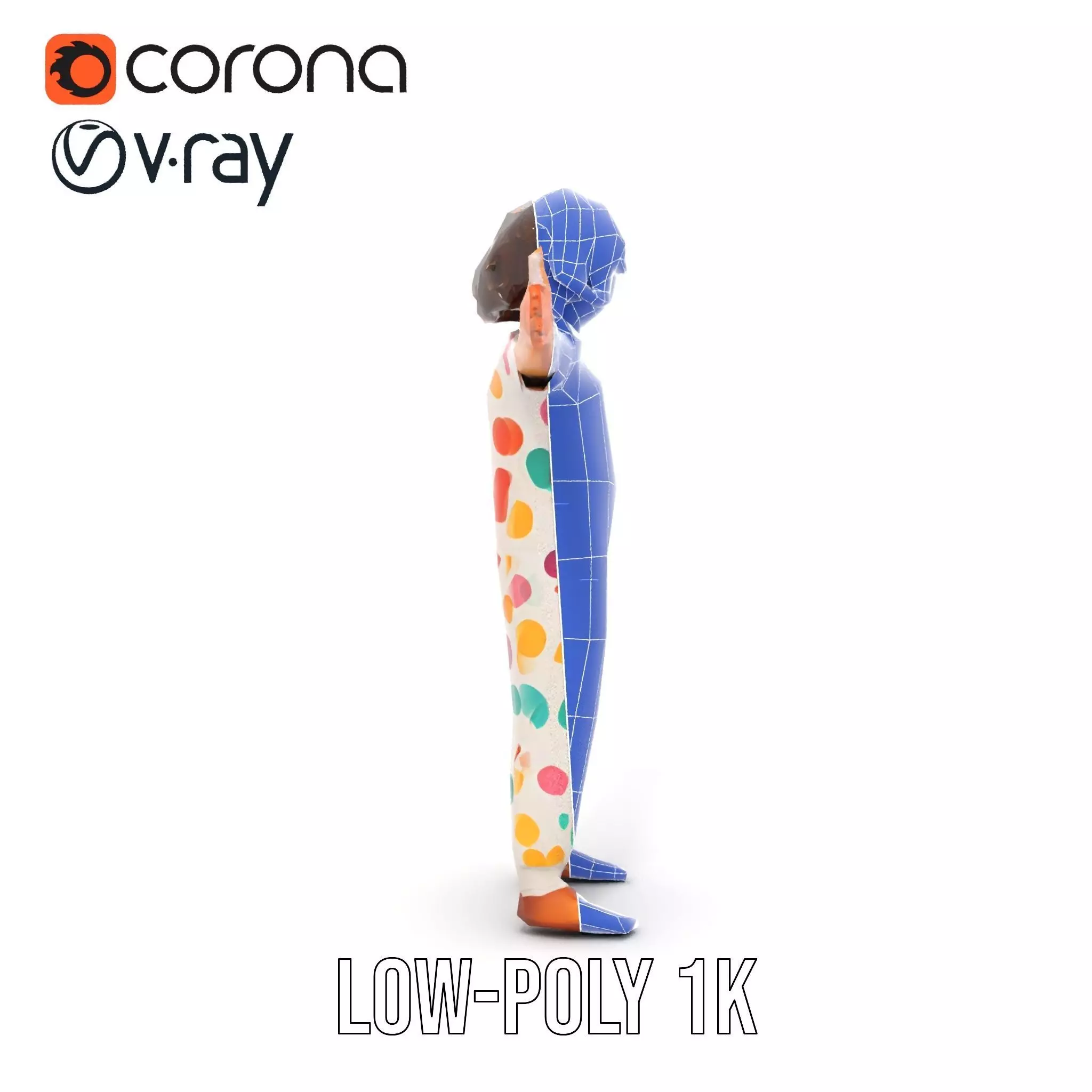 Colorful Pajamas model pack Low-poly 3D model_28