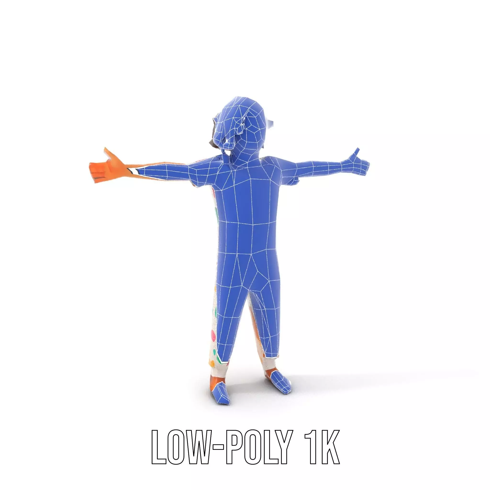 Colorful Pajamas model pack Low-poly 3D model_15