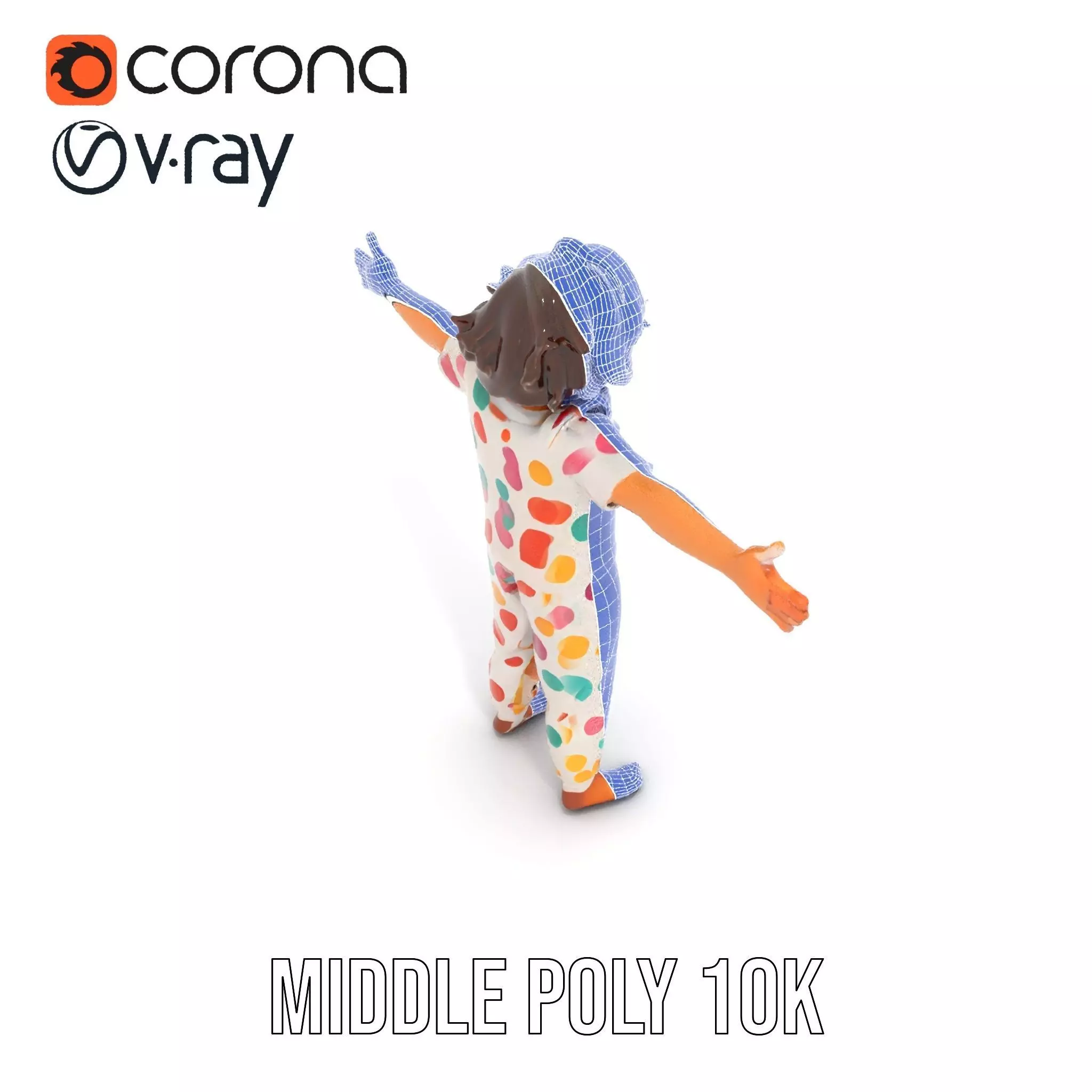 Colorful Pajamas model pack Low-poly 3D model_27