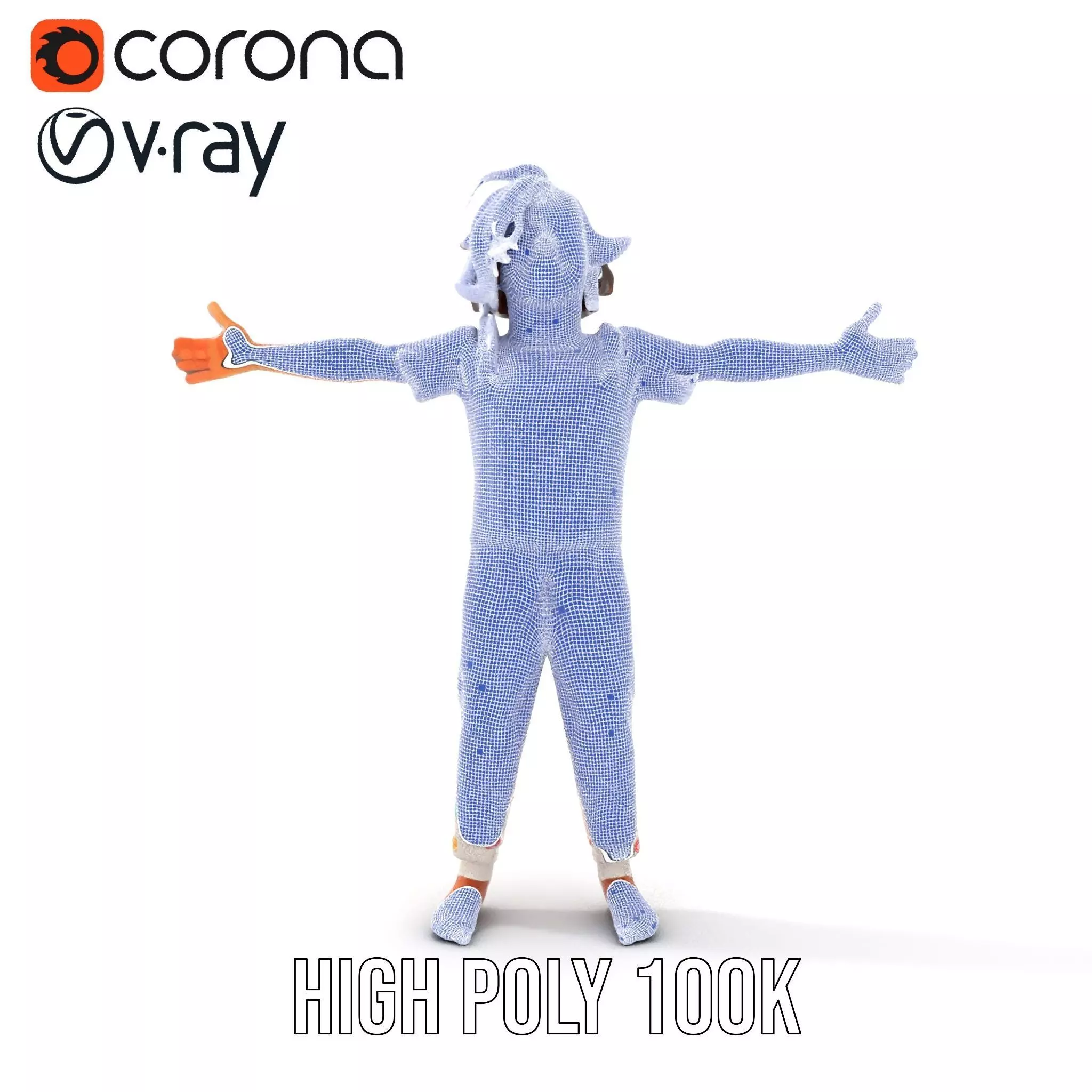 Colorful Pajamas model pack Low-poly 3D model_34