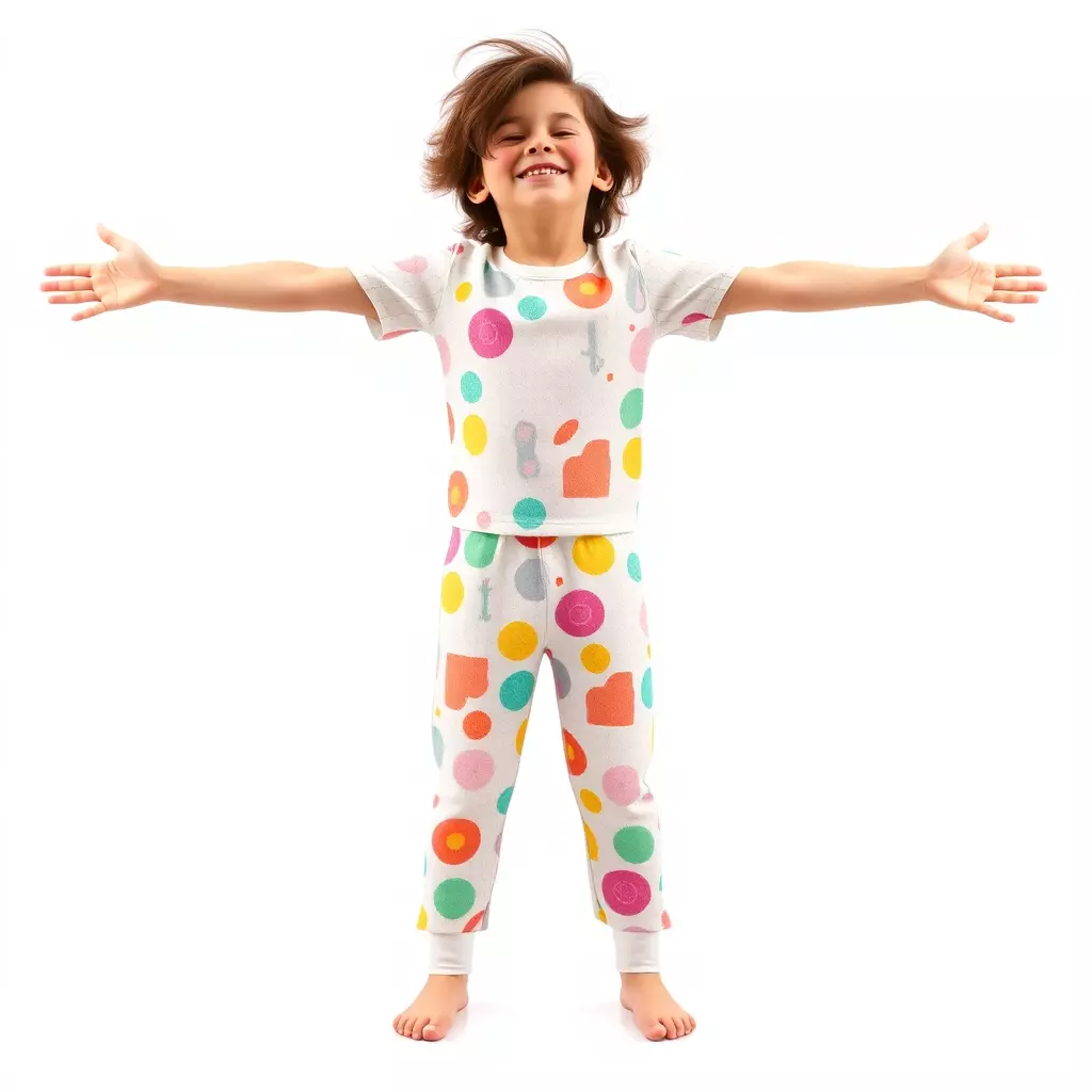 Colorful Pajamas model pack Low-poly 3D model_3
