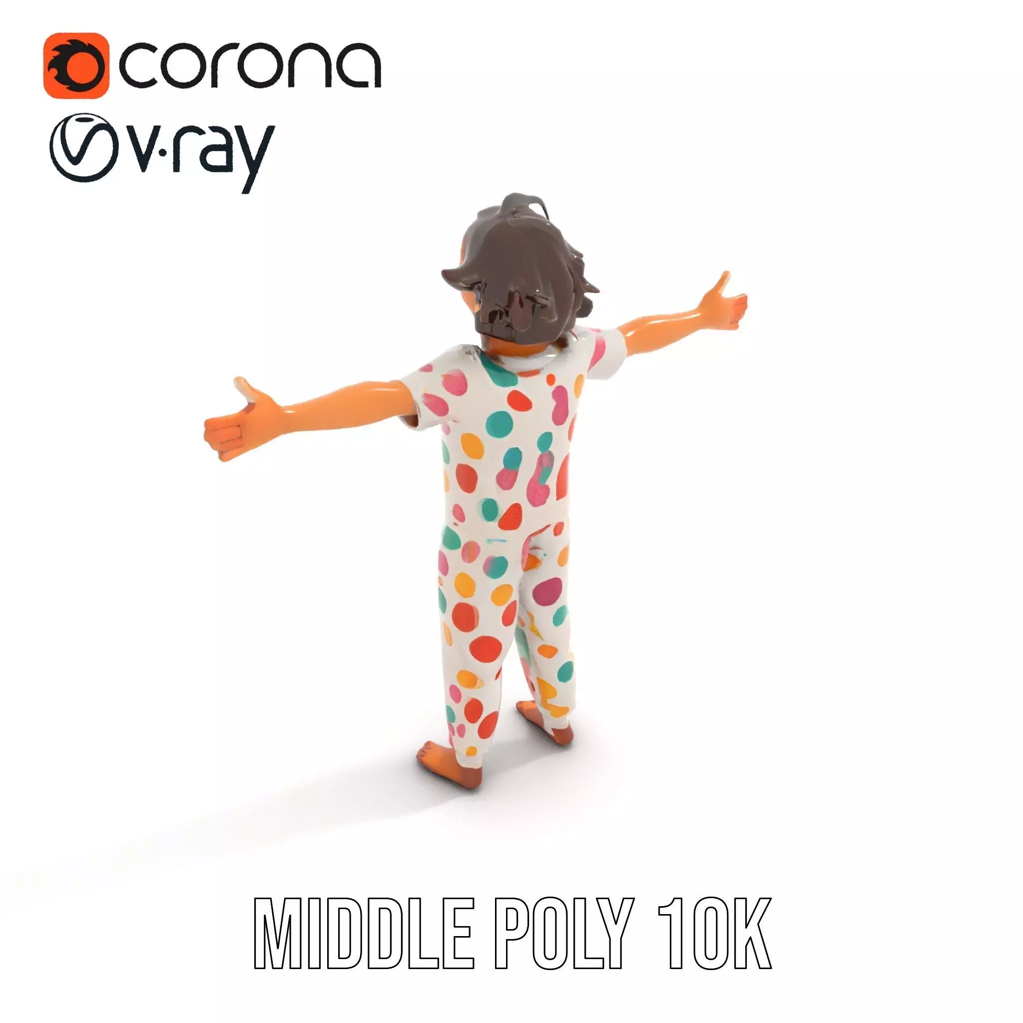 Colorful Pajamas model pack Low-poly 3D model_18