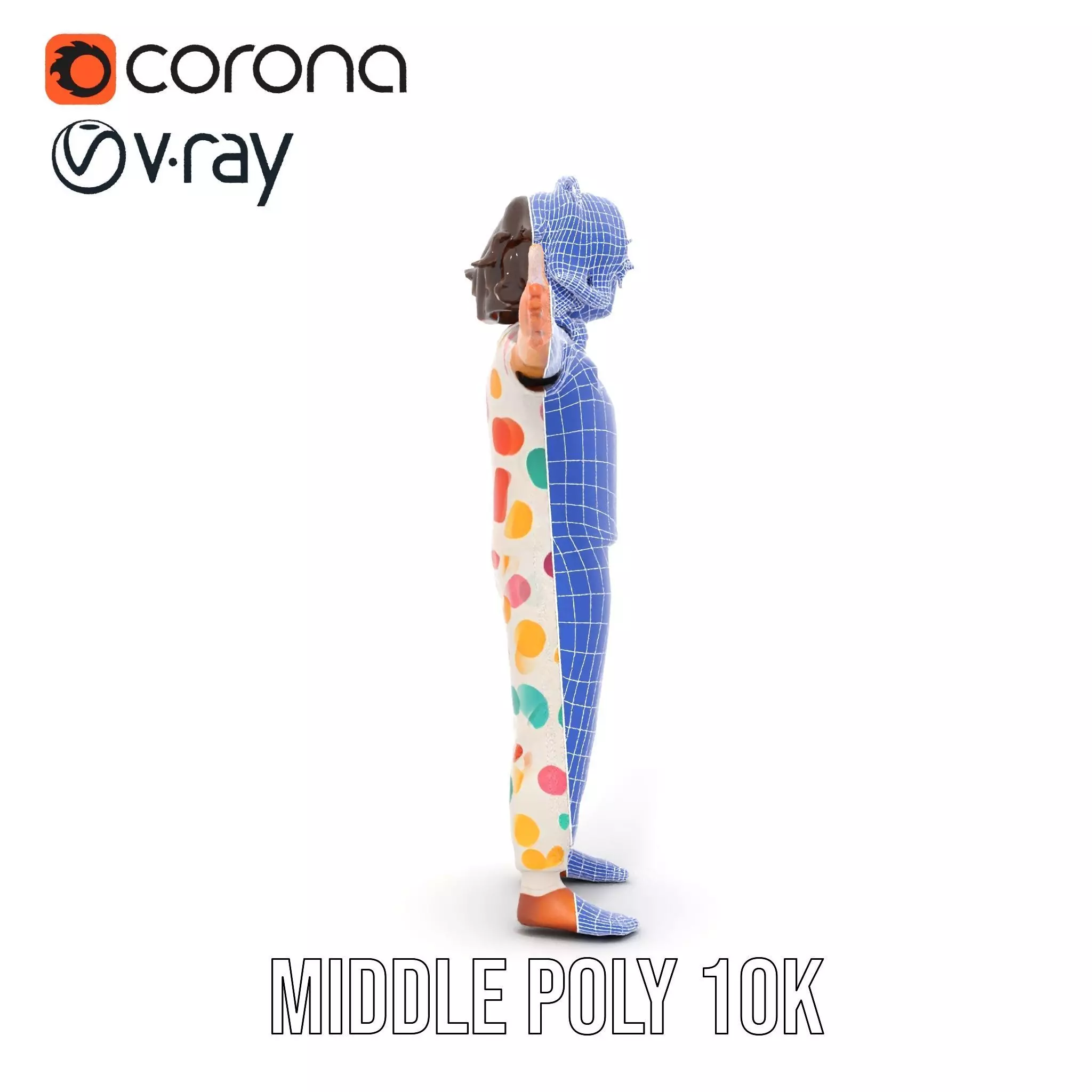 Colorful Pajamas model pack Low-poly 3D model_30