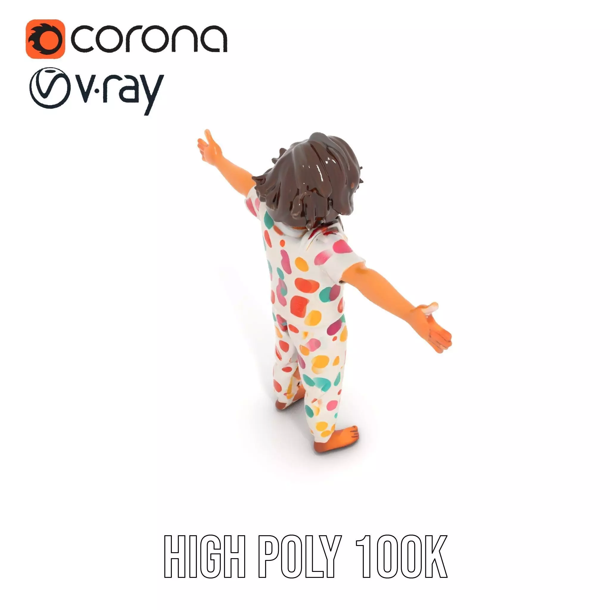 Colorful Pajamas model pack Low-poly 3D model_23