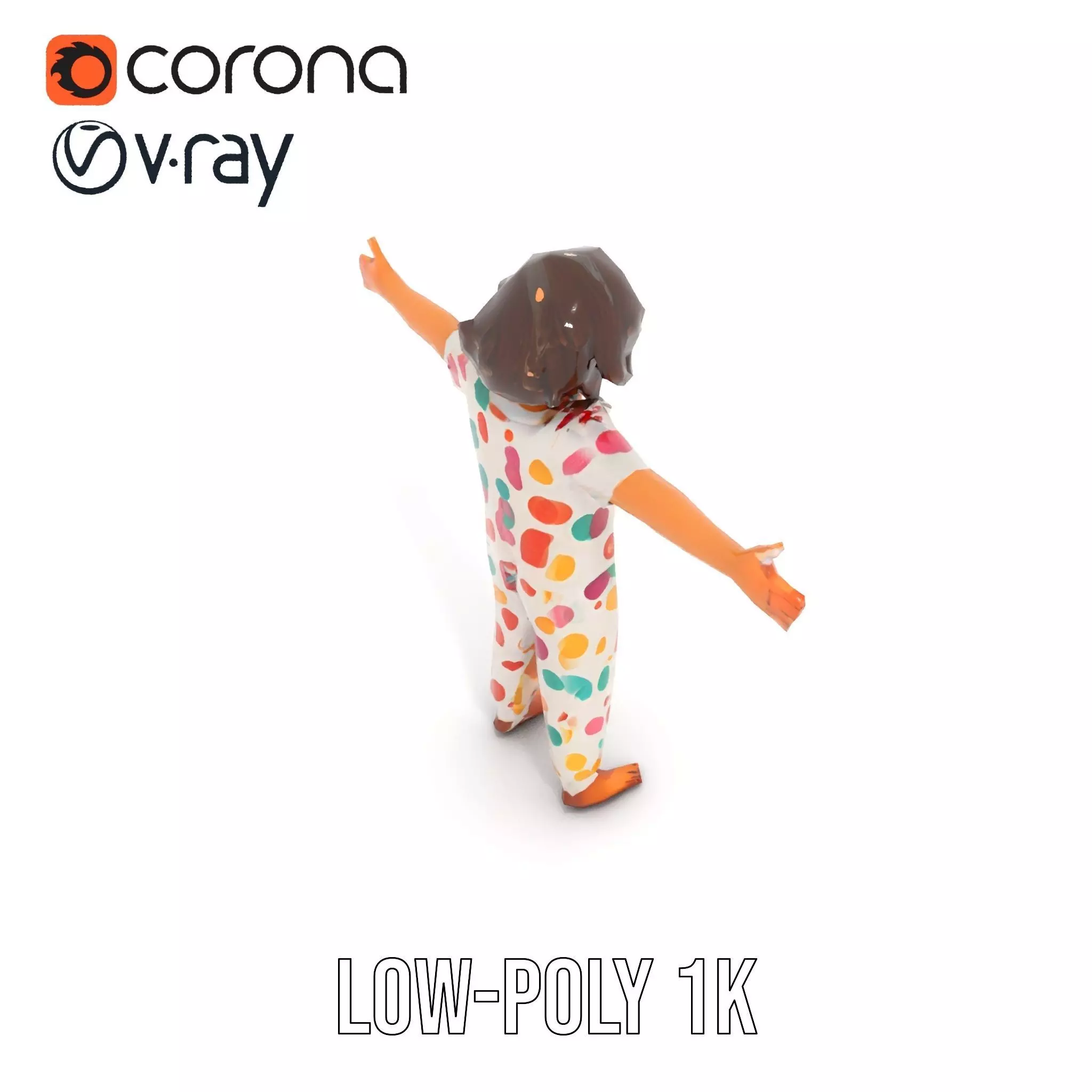 Colorful Pajamas model pack Low-poly 3D model_22