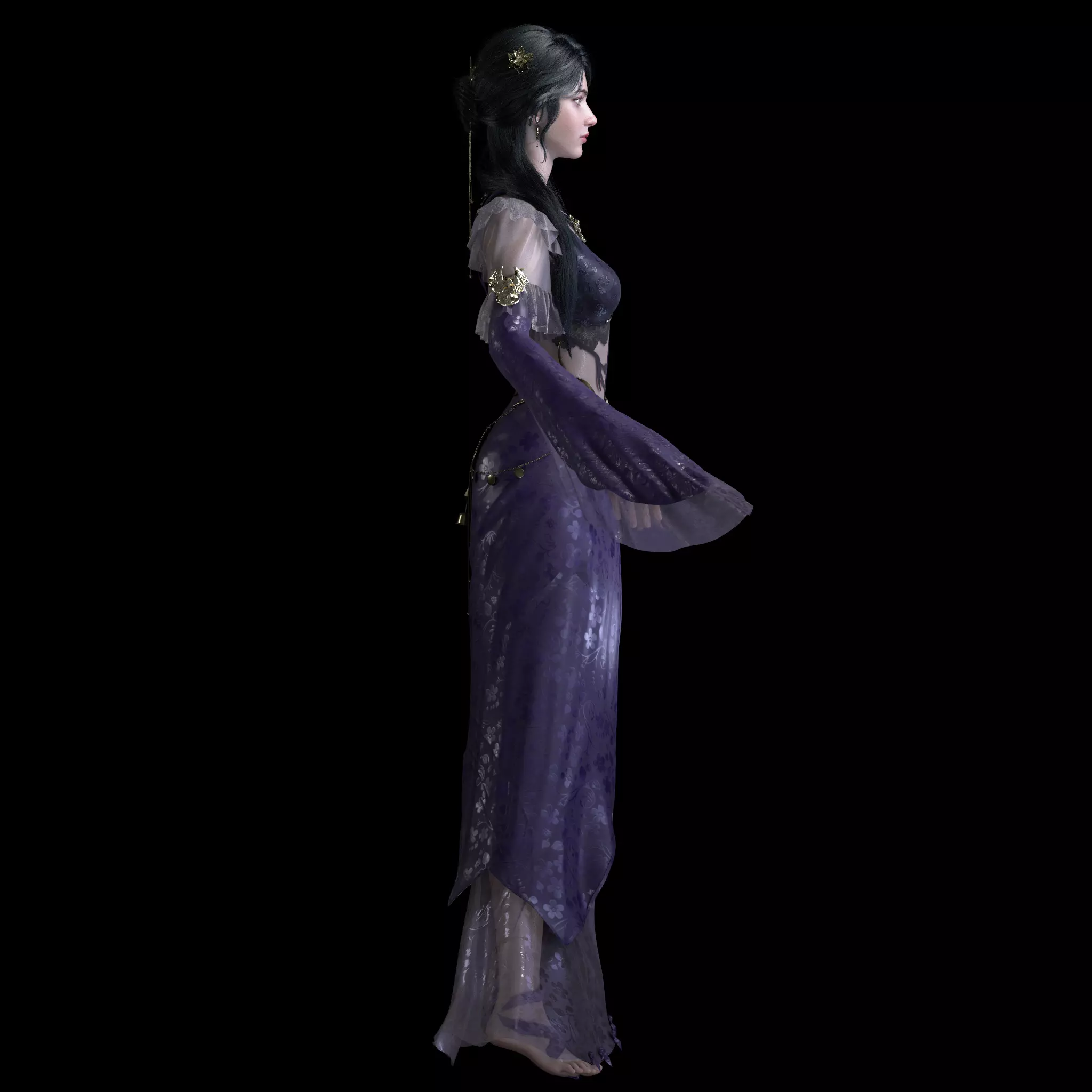 Chinese Girl AsianGirlK 3D model 3D model 3D model 3D model_17