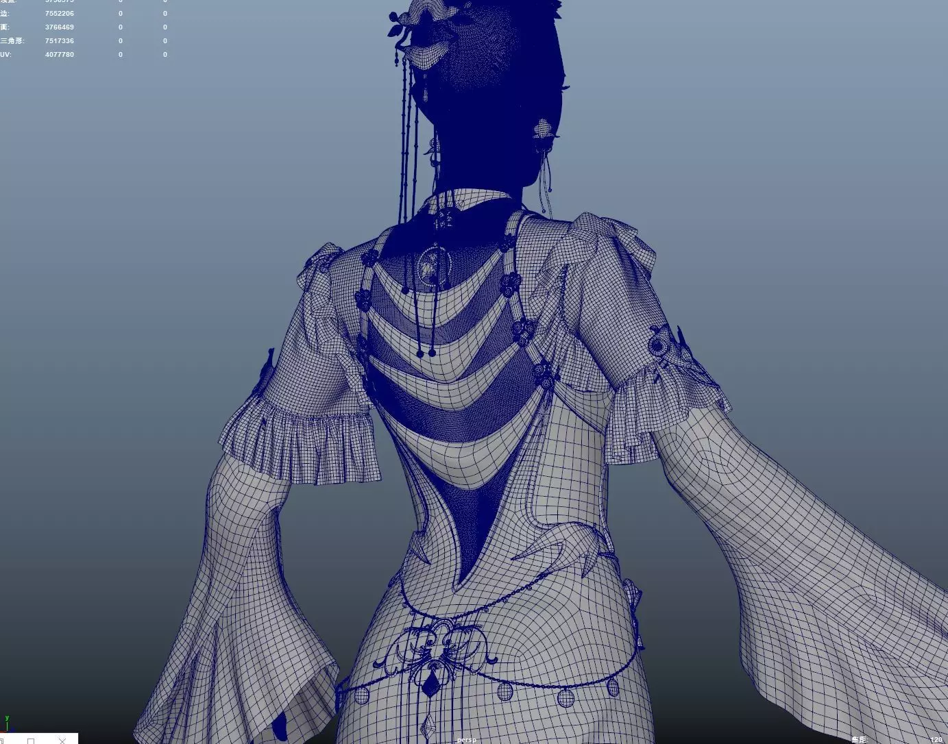 Chinese Girl AsianGirlK 3D model 3D model 3D model 3D model_13